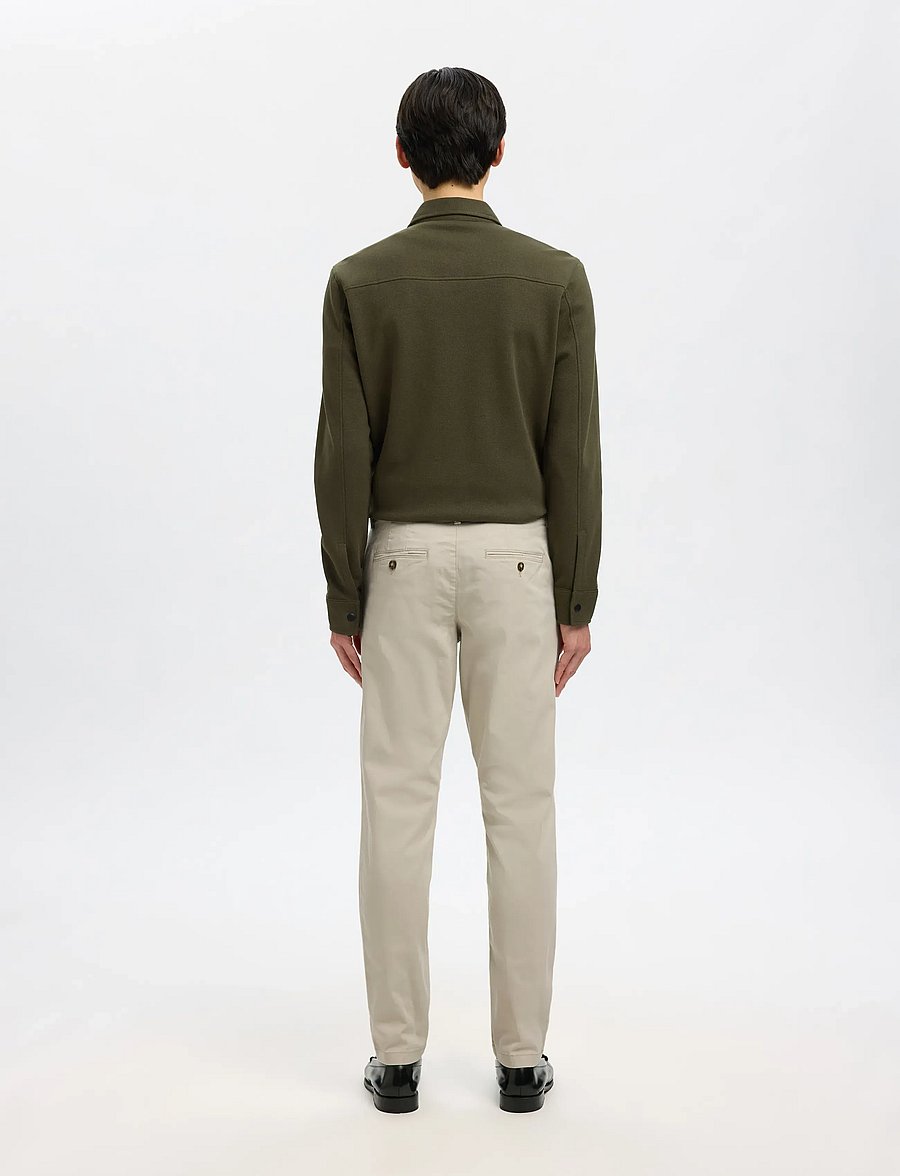 Selected - SLM175-SLIM NEW MILES FLEX PANT NOOS - chinos - moonstruck - 3