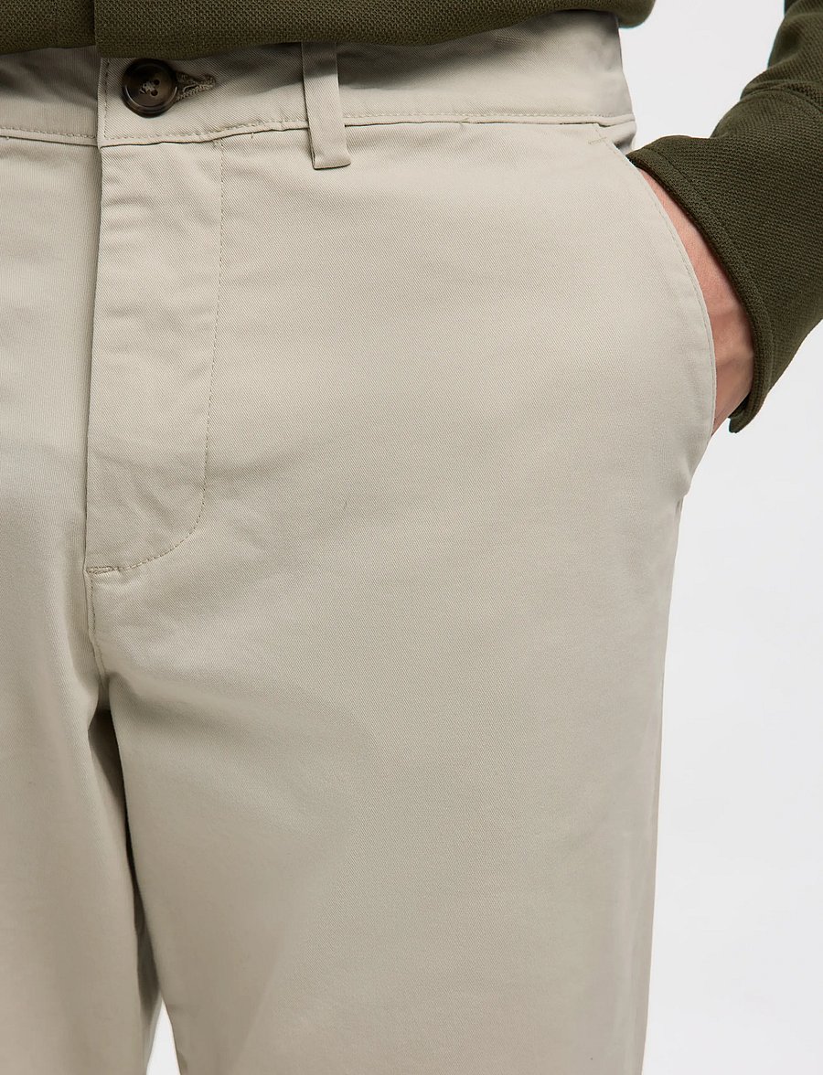 Selected - SLM175-SLIM NEW MILES FLEX PANT NOOS - chinos - moonstruck - 5