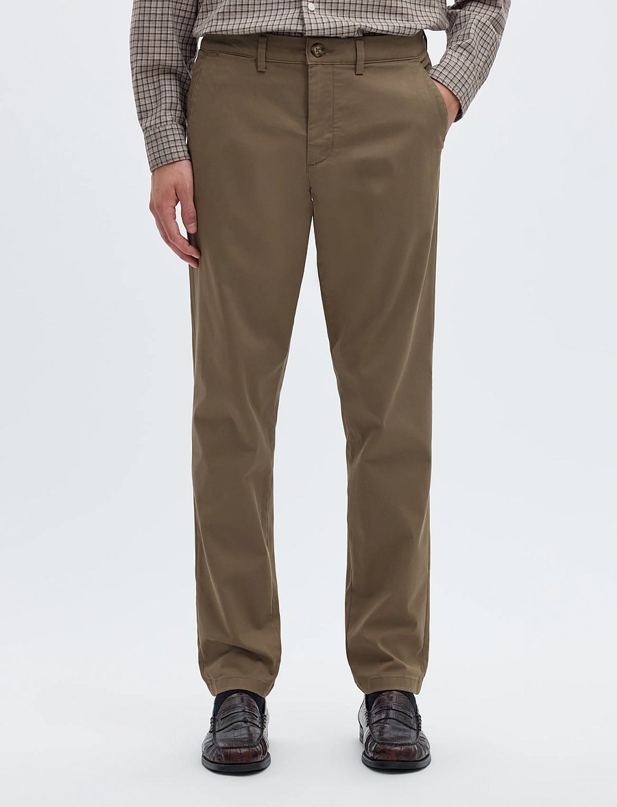 Selected - SLM175-SLIM NEW MILES FLEX PANT NOOS - chino-püksid - morel - 0