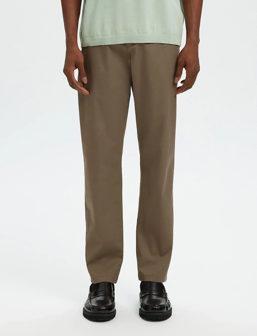 Selected - SLM175-SLIM NEW MILES FLEX PANT NOOS - chinos - morel - 0