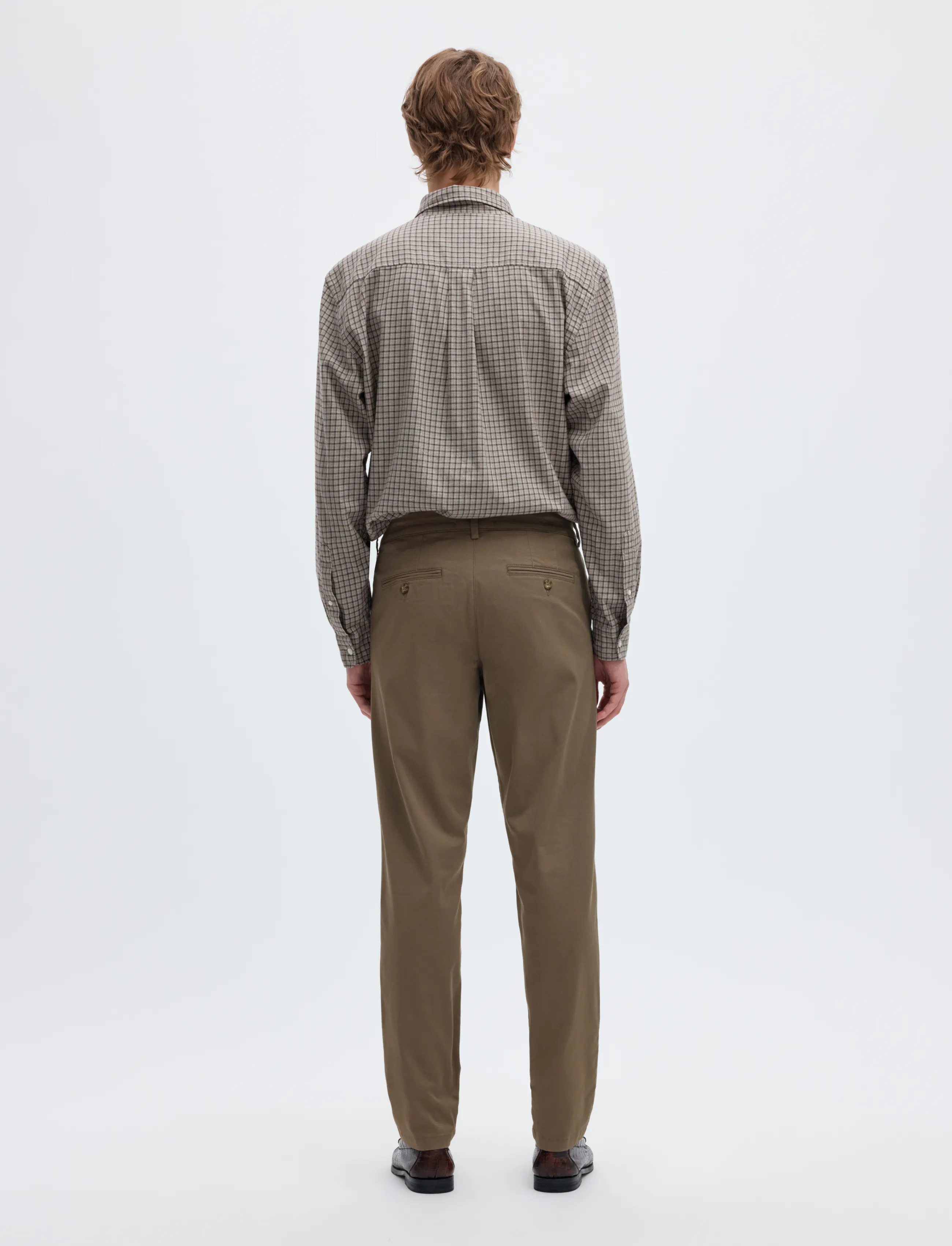 Selected - SLM175-SLIM NEW MILES FLEX PANT NOOS - chino-püksid - morel - 2