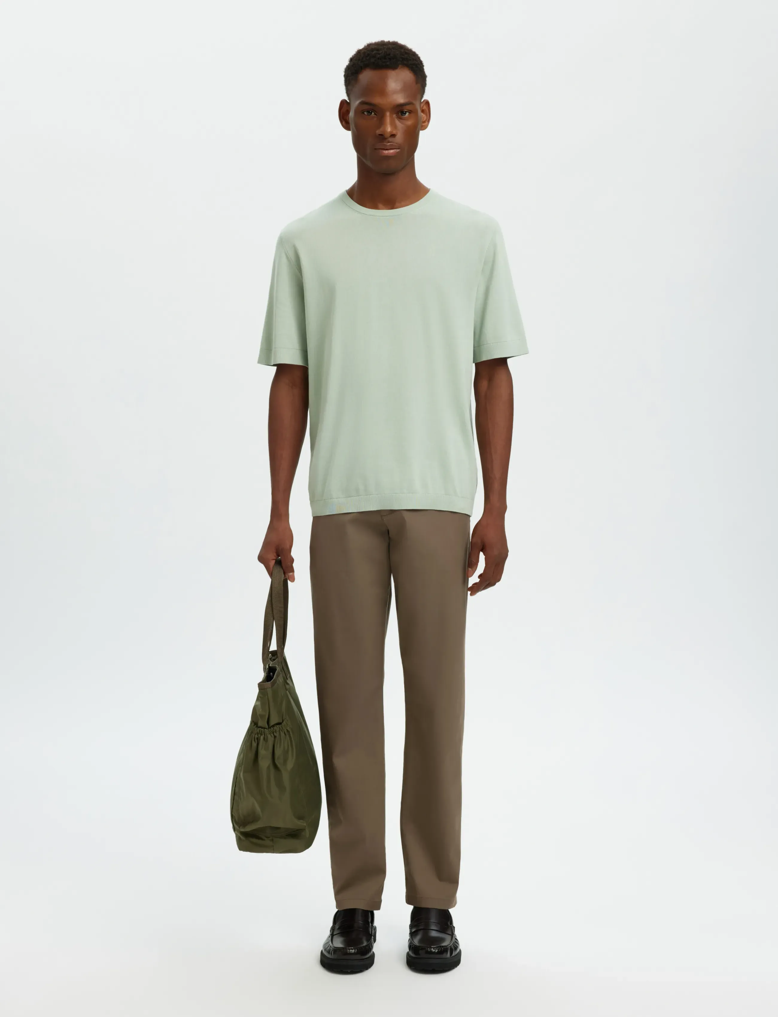 Selected - SLM175-SLIM NEW MILES FLEX PANT NOOS - chinos - morel - 5