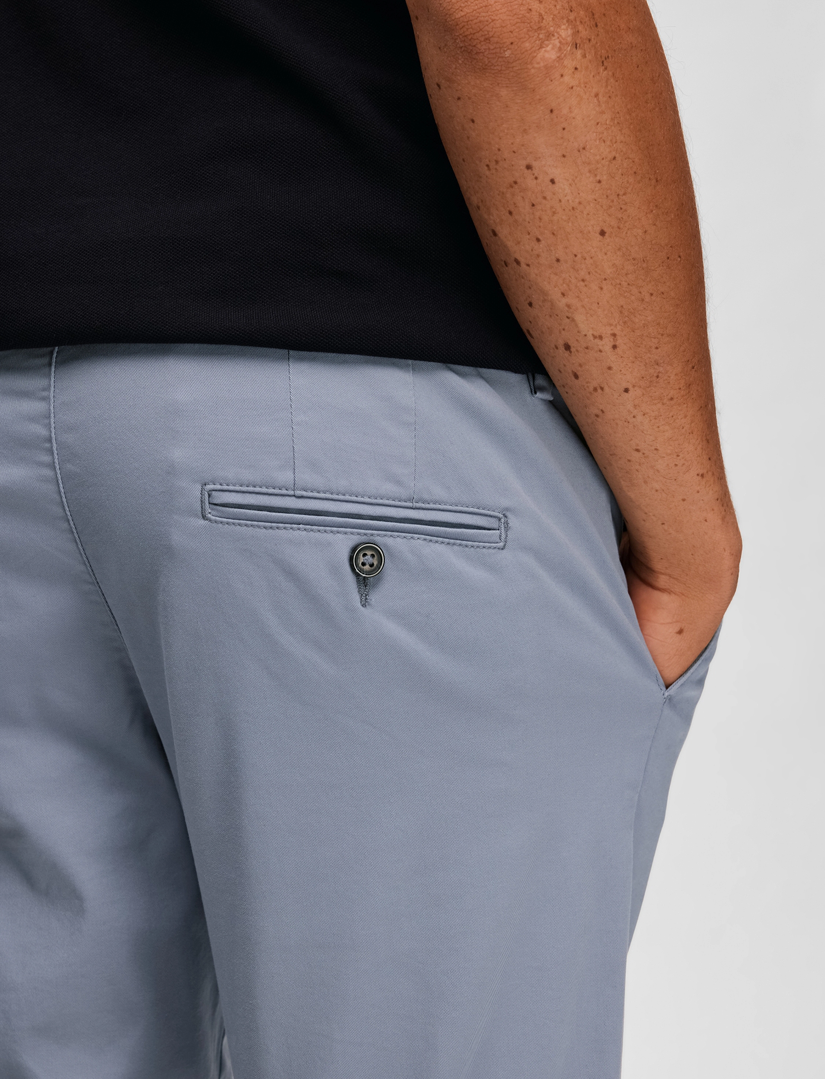 Selected - SLM175-SLIM NEW MILES FLEX PANT NOOS - chinos - tradewinds - 3