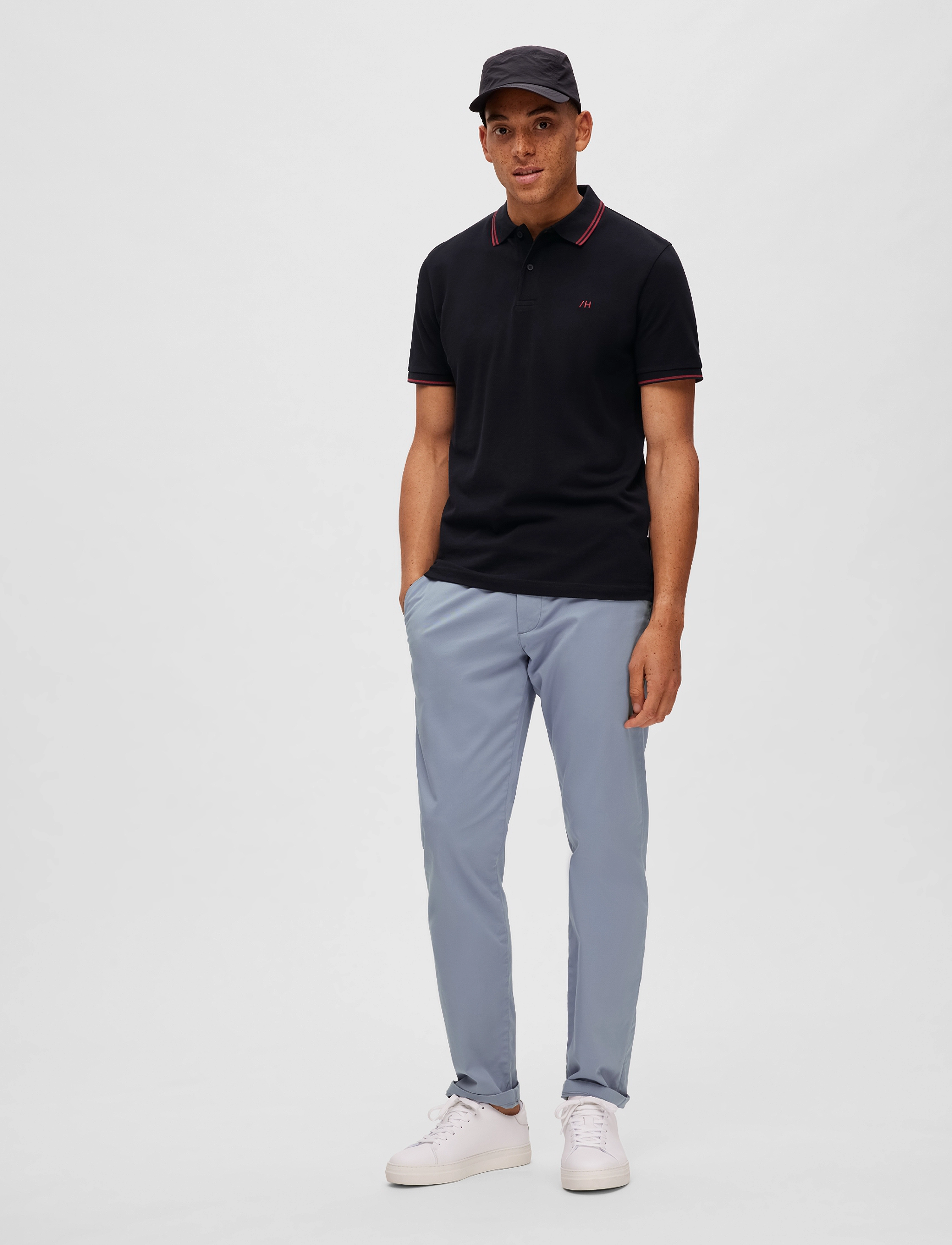Selected - SLM175-SLIM NEW MILES FLEX PANT NOOS - chinos - tradewinds - 4