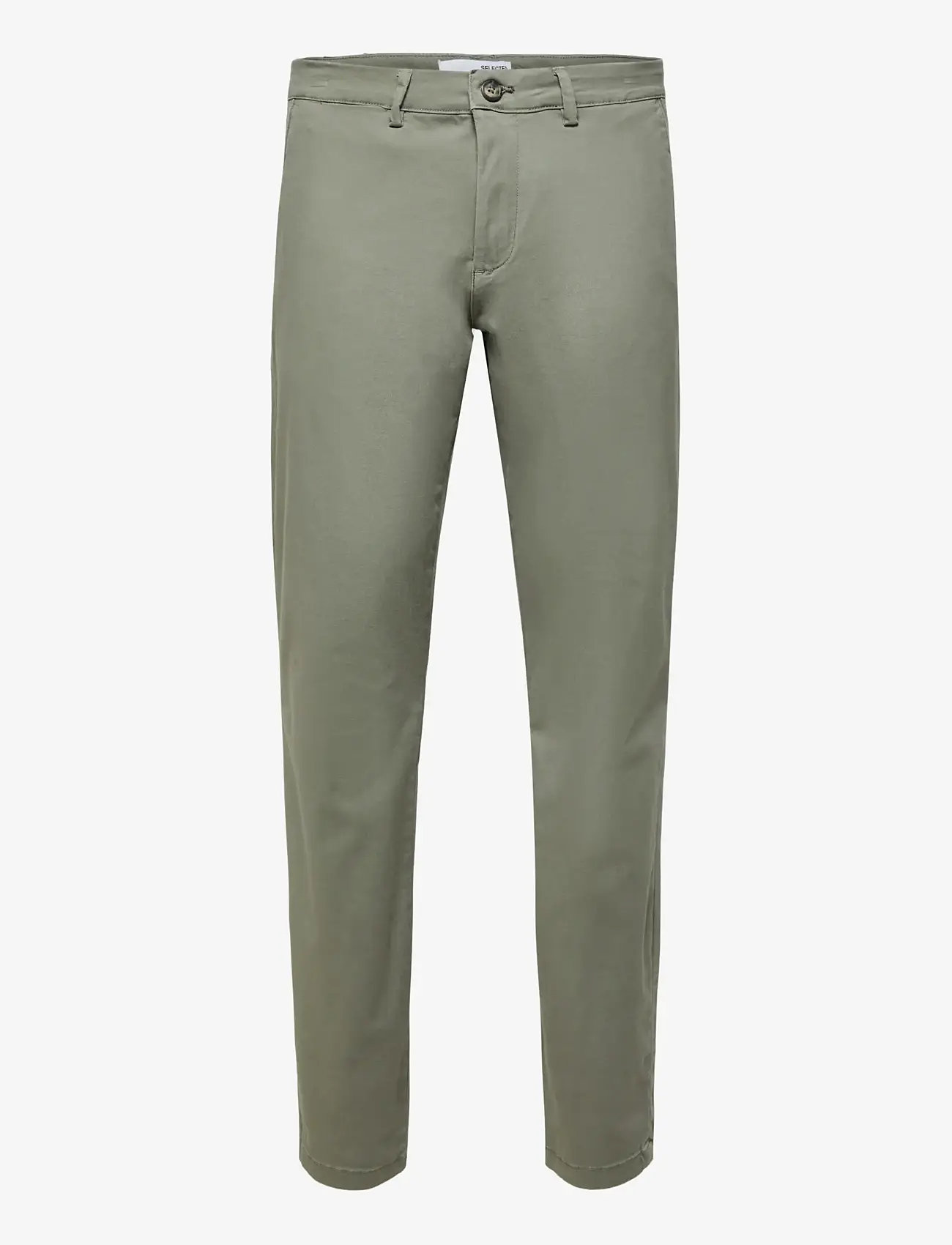Selected - SLH175-SLIM NEW MILES FLEX PANT NOOS - chinos - vetiver - 1