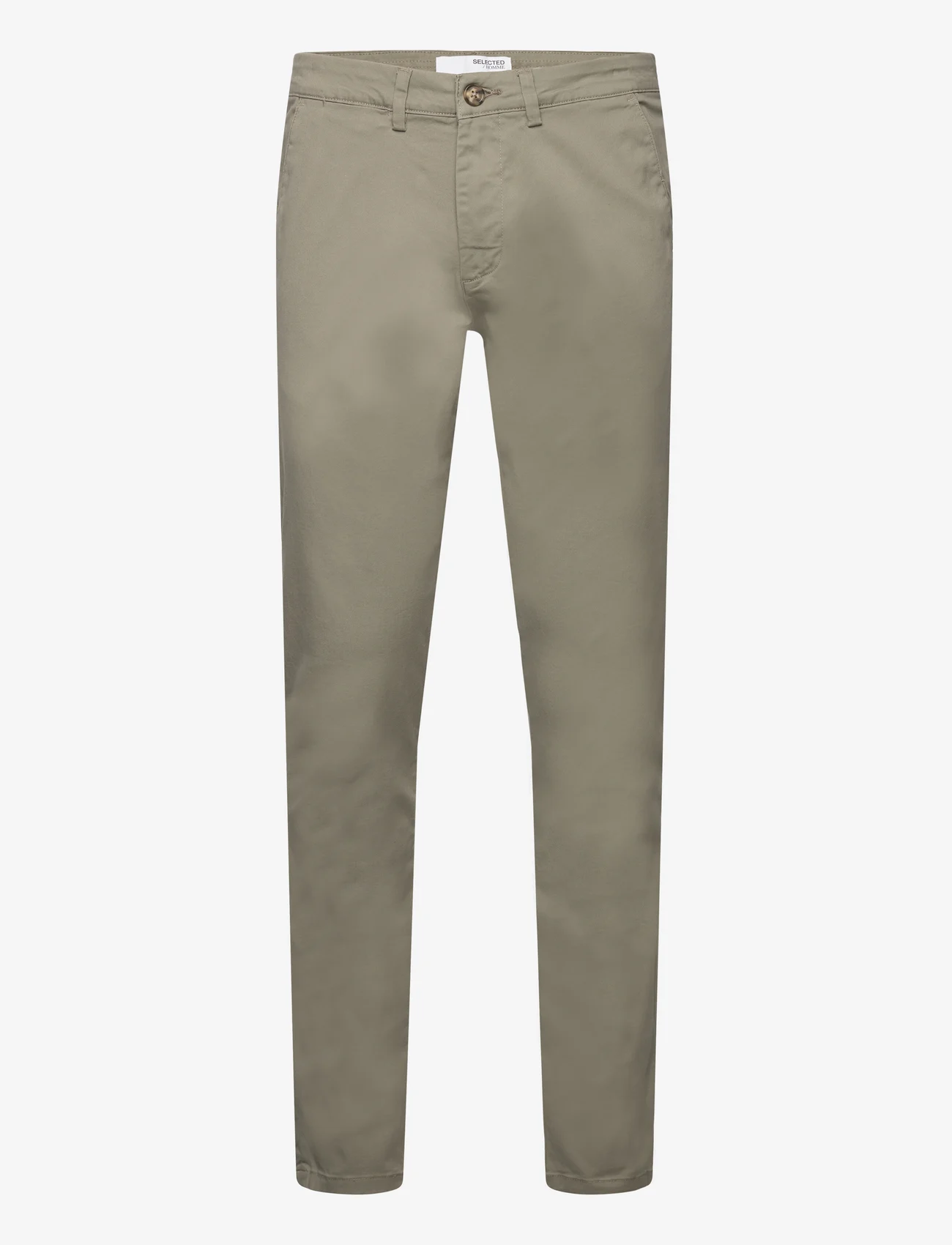 Selected Homme - SLH175-SLIM NEW MILES FLEX PANT NOOS - chinos - vetiver - 0
