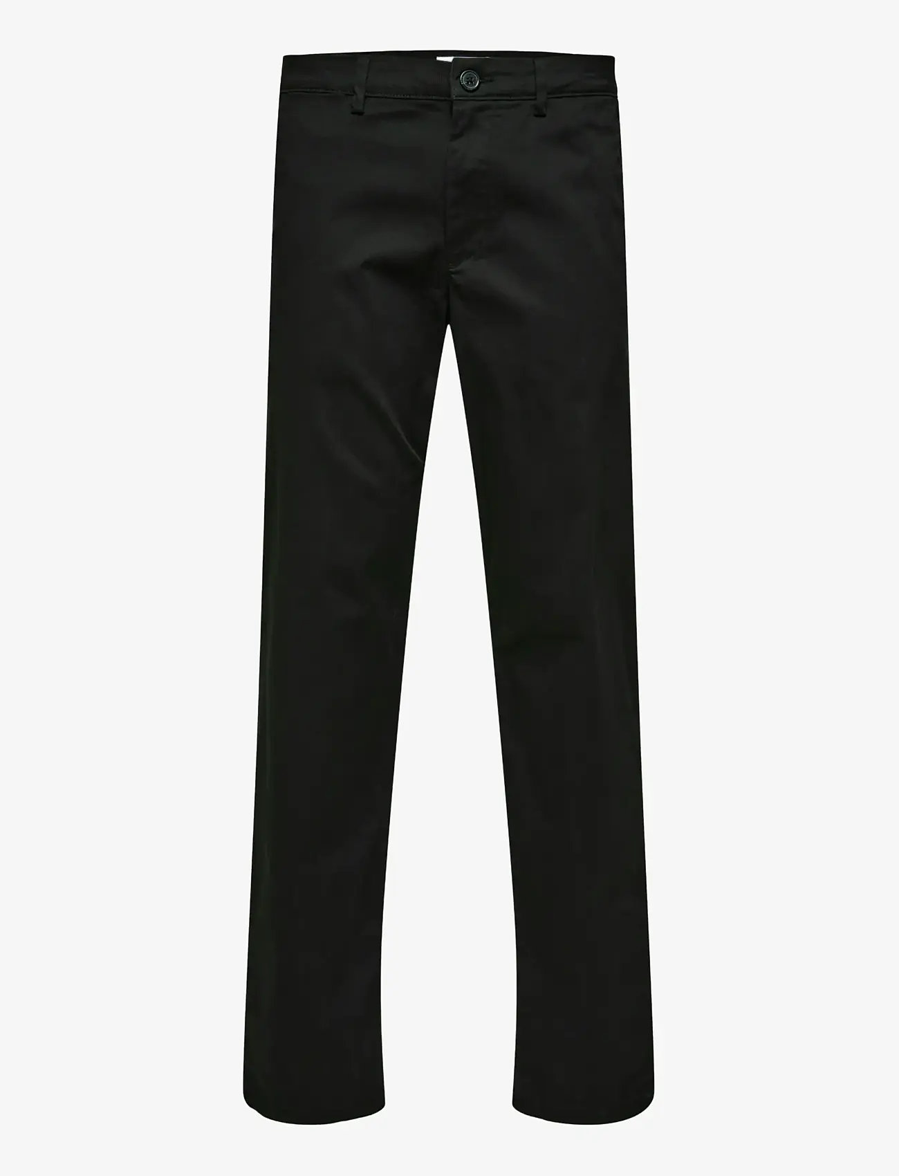 Selected - SLH196-STRAIGHT NEW MILES FLEX PANT - chino püksid - black - 1
