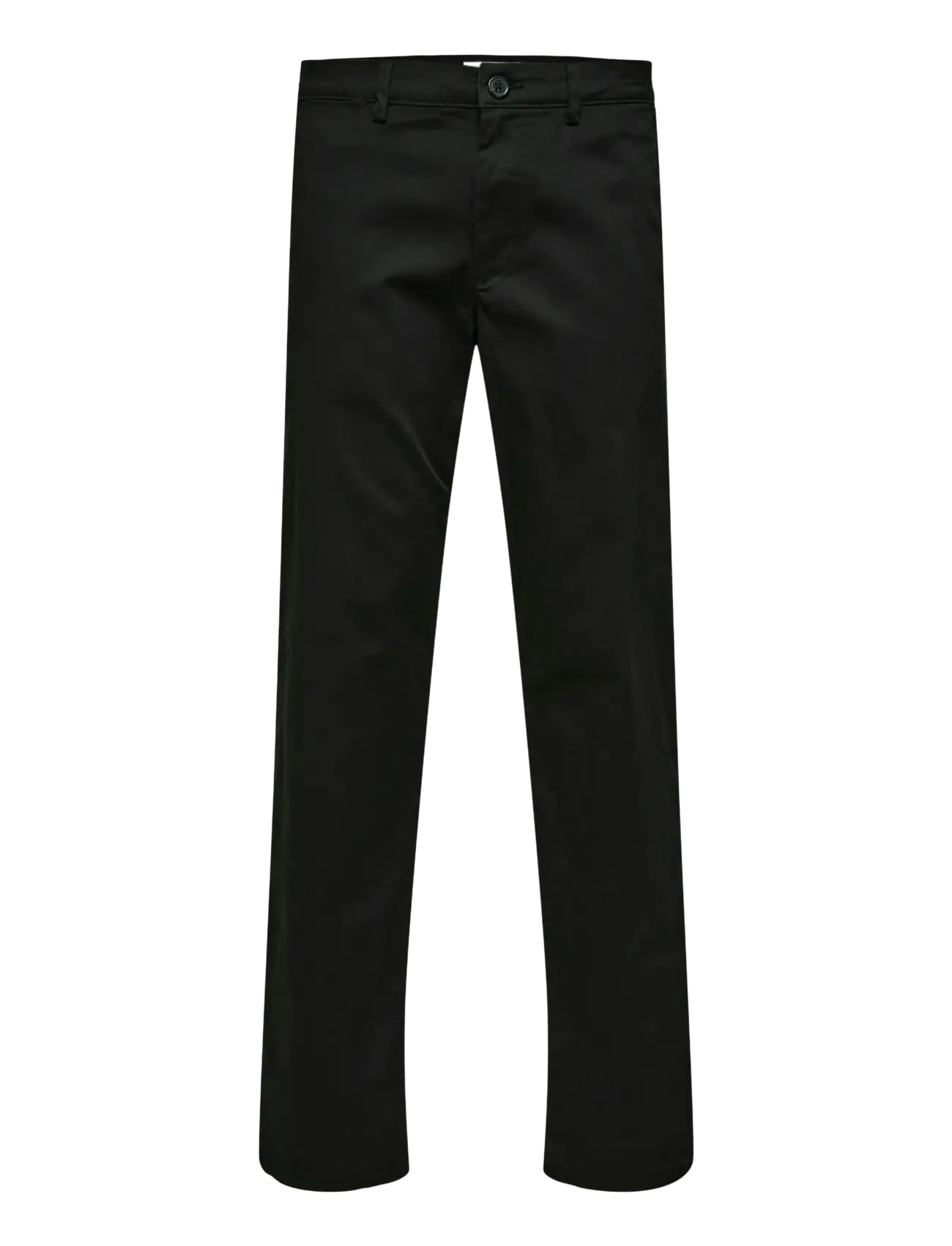 Selected SLM196-STRAIGHT NEW MILES FLEX PANT NOOS - Bukser - BLACK / black