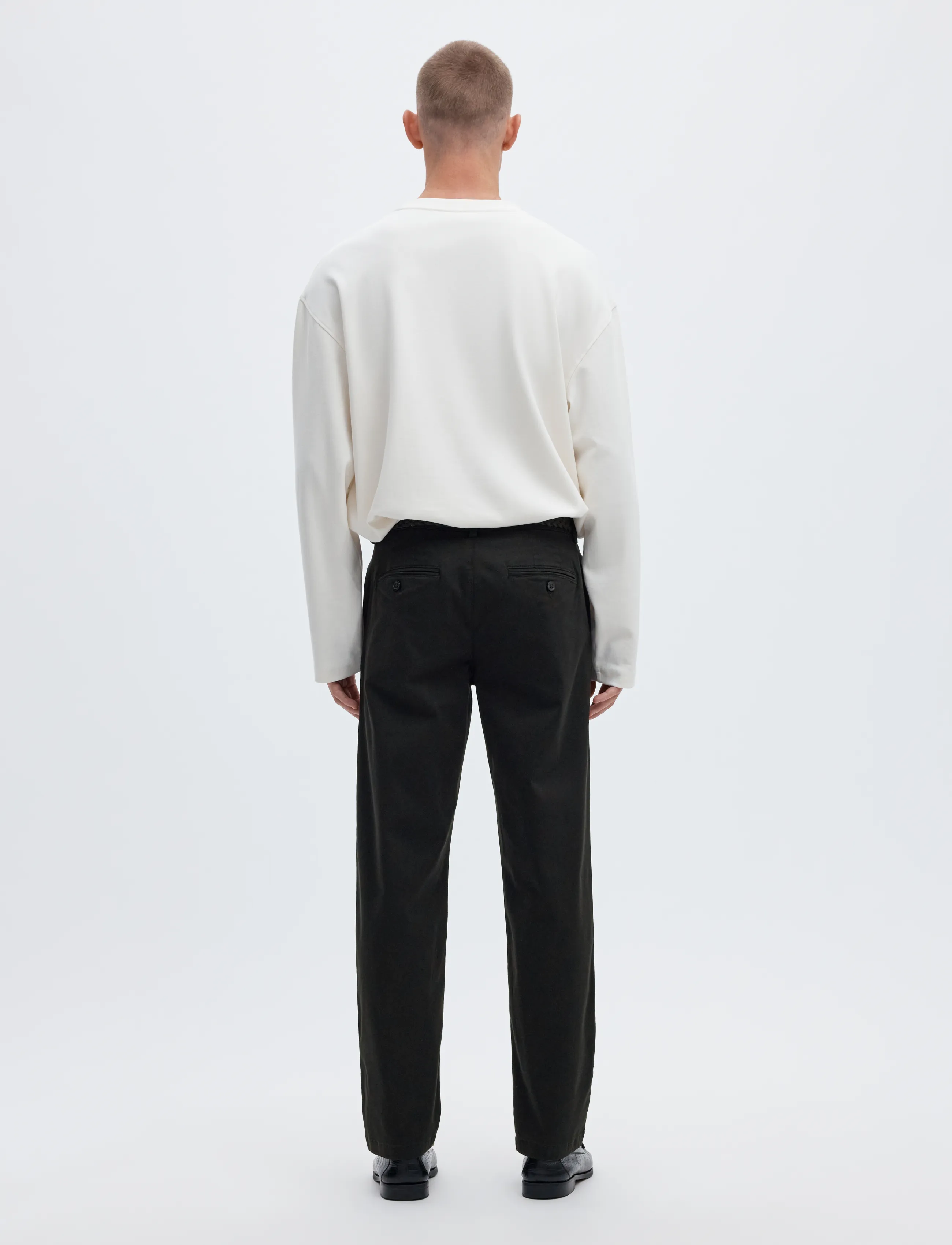 Selected - SLM196-STRAIGHT NEW MILES FLEX PANT NOOS - byxor & jeans - black - 2