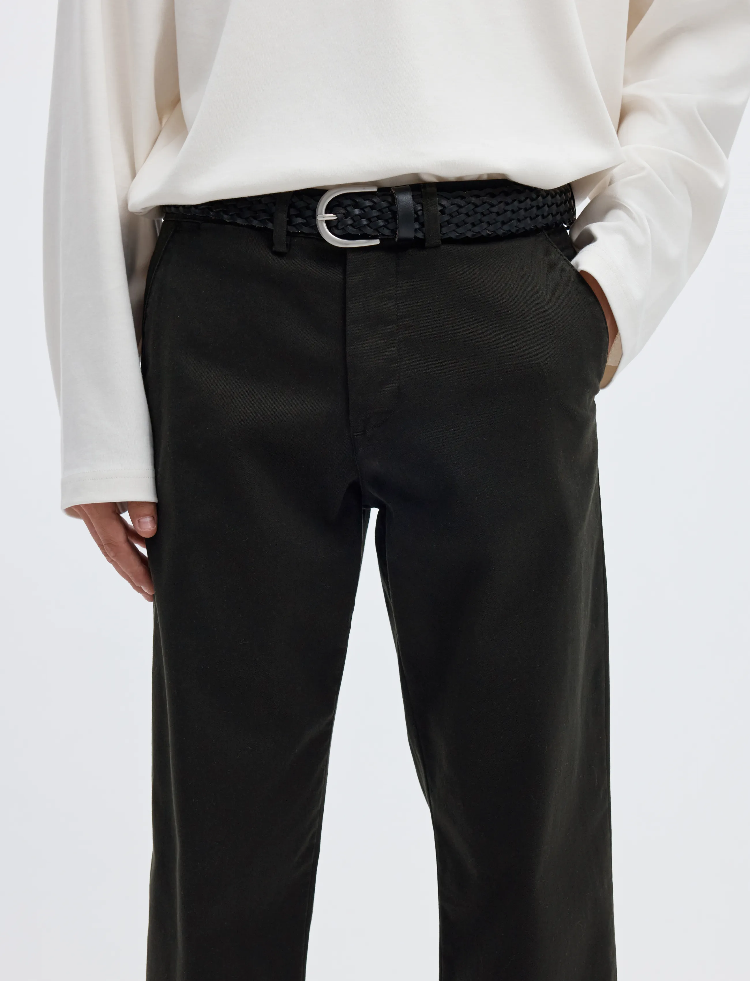 Selected - SLM196-STRAIGHT NEW MILES FLEX PANT NOOS - byxor & jeans - black - 4
