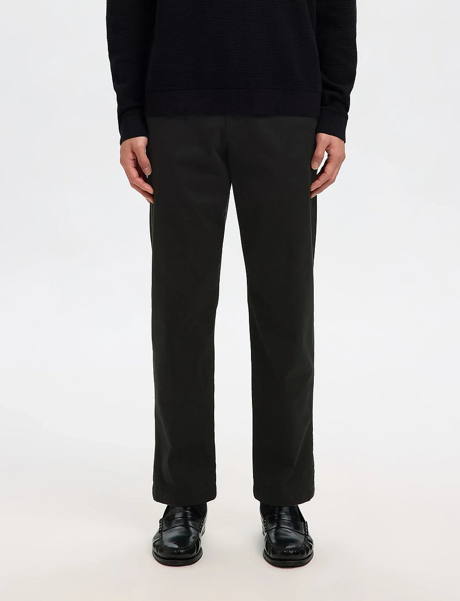 Selected - SLM196-STRAIGHT NEW MILES FLEX PANT NOOS - chinos - black - 5