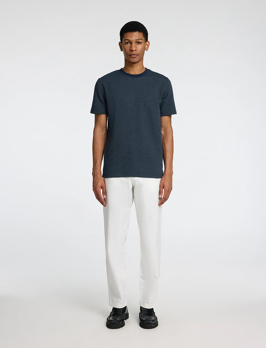 Selected - SLM196-STRAIGHT NEW MILES FLEX PANT NOOS - chinos - cloud dancer - 0