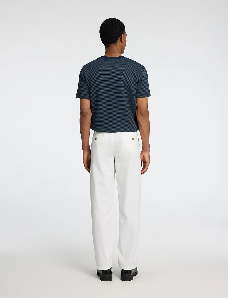 Selected - SLH196-STRAIGHT NEW MILES FLEX PANT - chino püksid - cloud dancer - 2