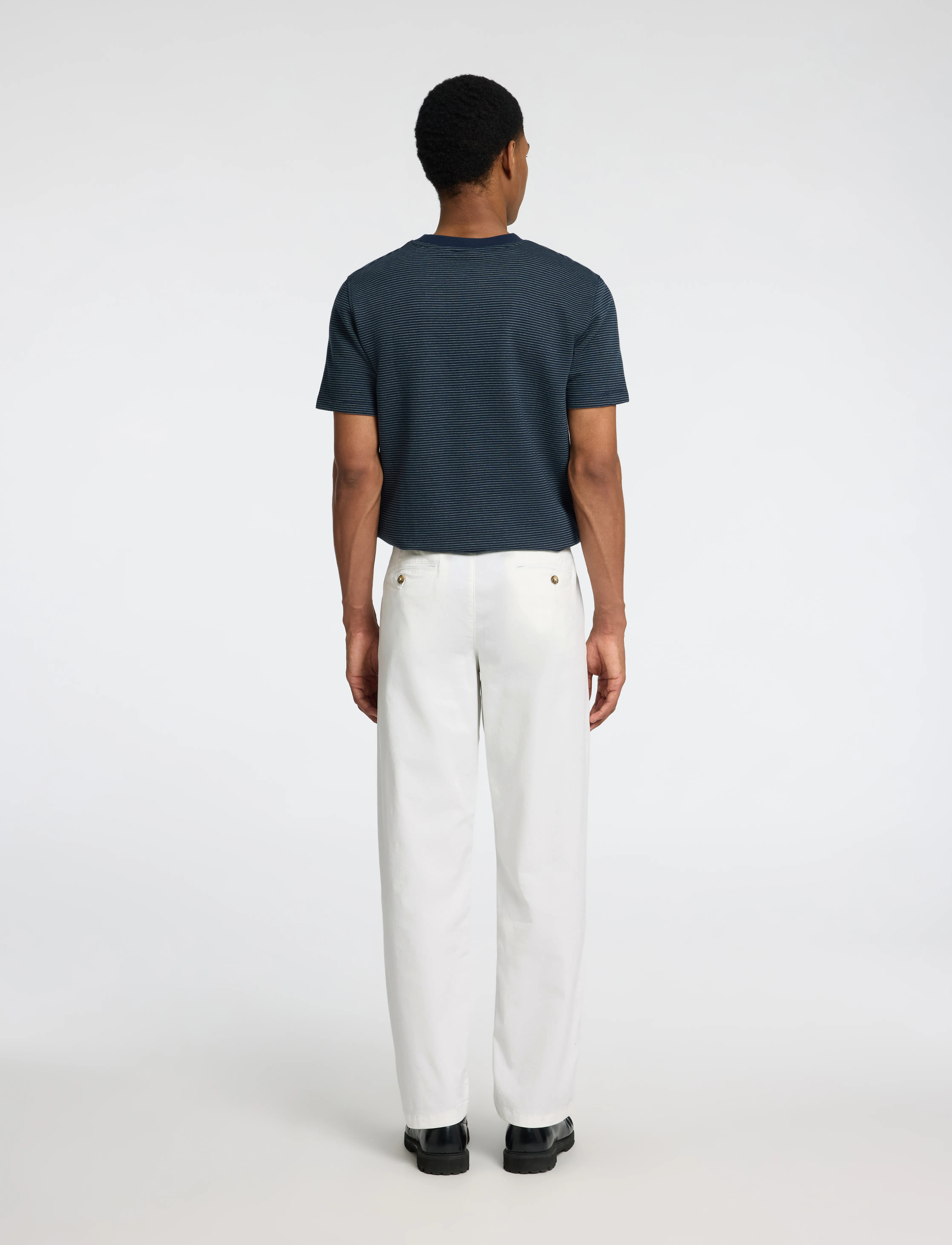 Selected - SLM196-STRAIGHT NEW MILES FLEX PANT NOOS - chinos - cloud dancer - 2