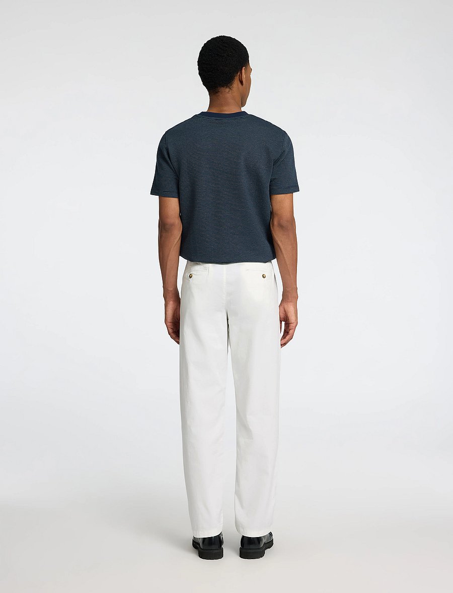 Selected - SLM196-STRAIGHT NEW MILES FLEX PANT NOOS - chinos - cloud dancer - 2
