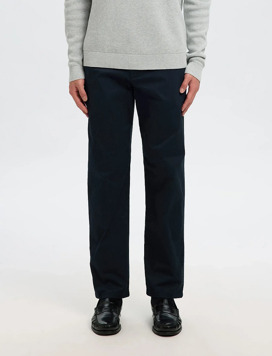 Selected - SLM196-STRAIGHT NEW MILES FLEX PANT NOOS - chinos - dark sapphire - 0