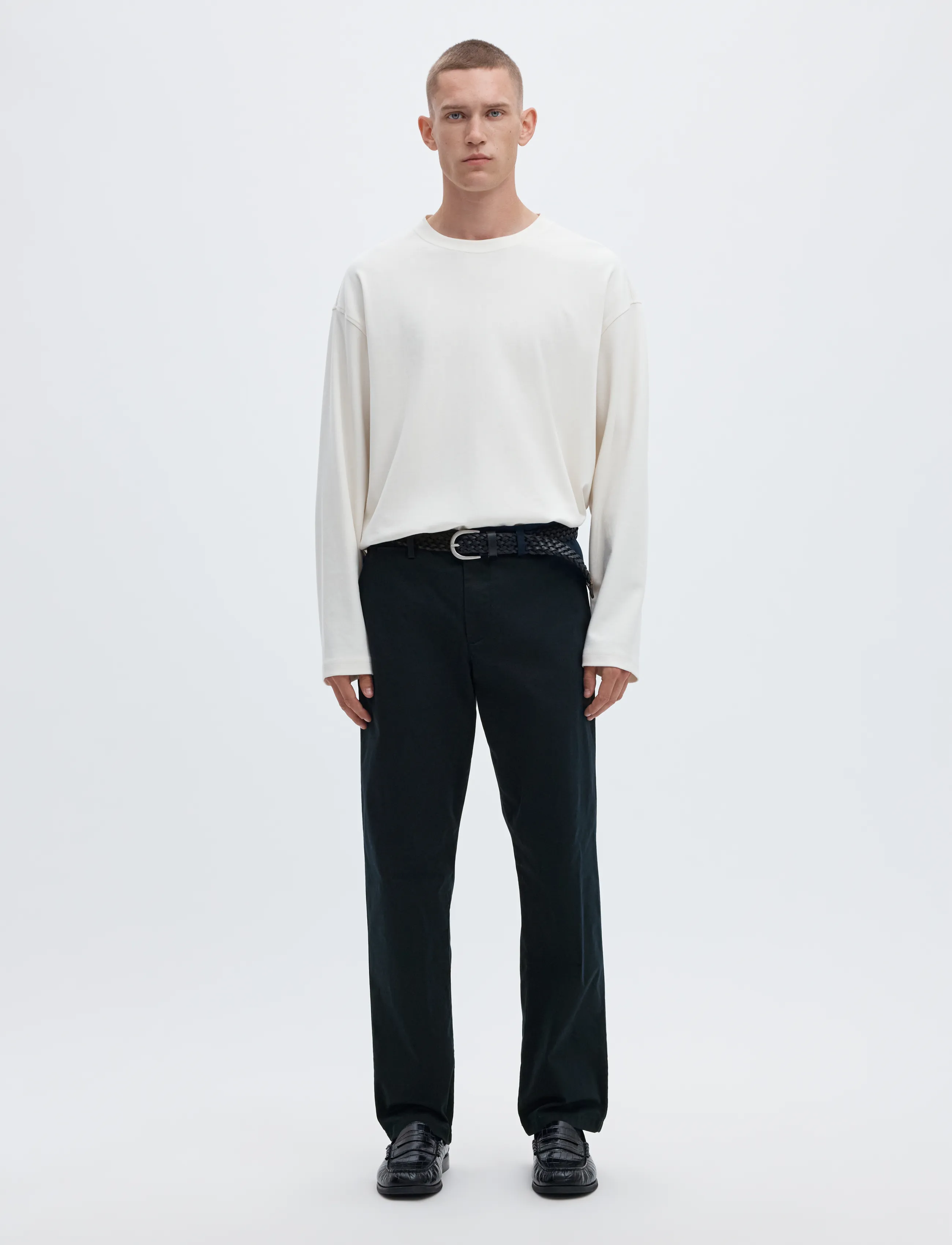 Selected - SLM196-STRAIGHT NEW MILES FLEX PANT NOOS - chinos - dark sapphire - 4
