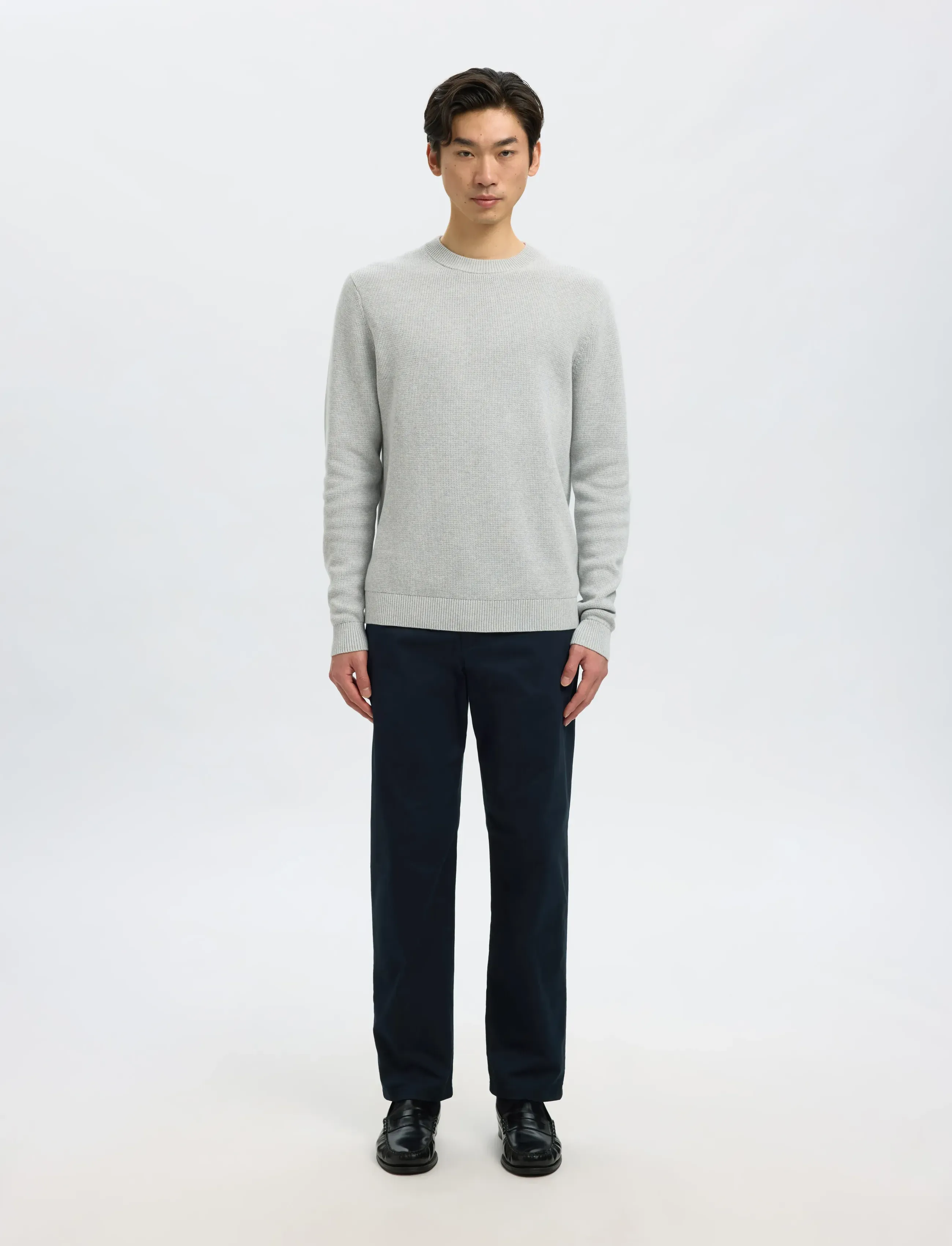 Selected - SLM196-STRAIGHT NEW MILES FLEX PANT NOOS - chinos - dark sapphire - 4