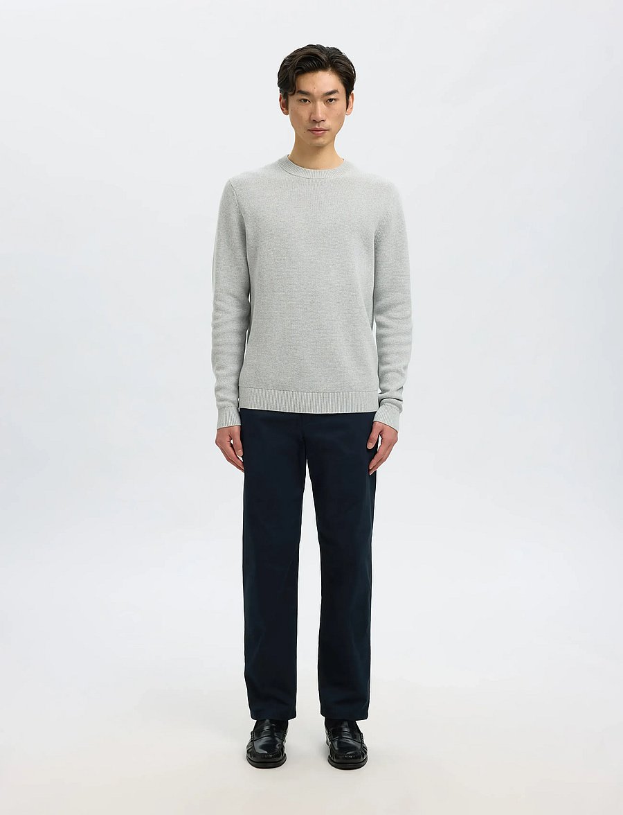 Selected - SLM196-STRAIGHT NEW MILES FLEX PANT NOOS - chinos - dark sapphire - 4