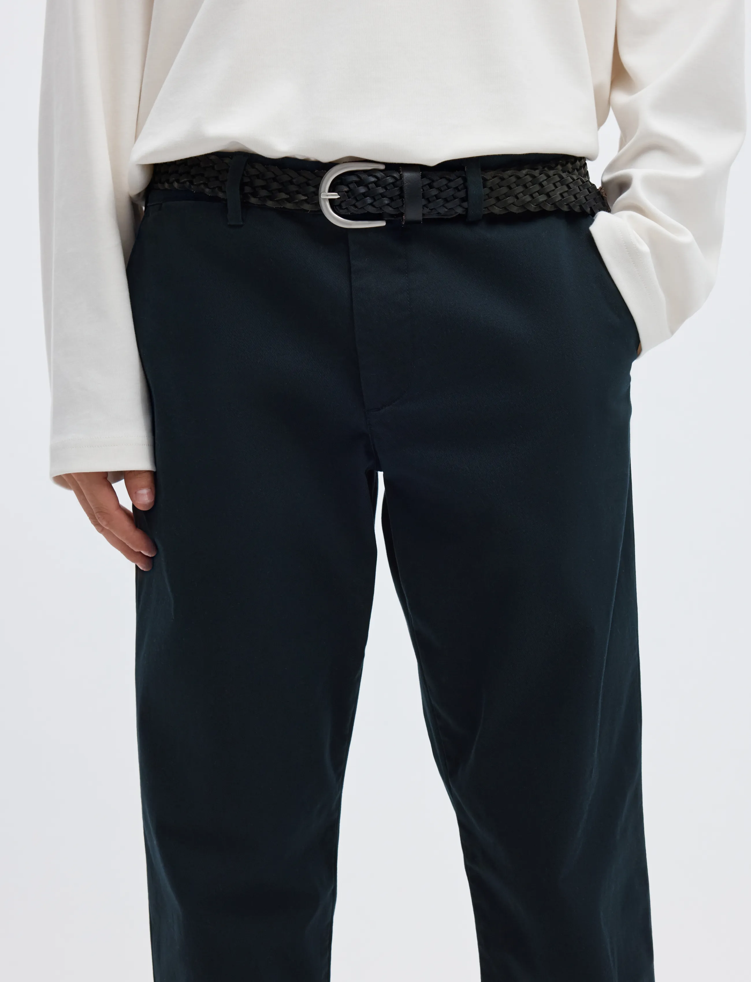 Selected - SLM196-STRAIGHT NEW MILES FLEX PANT NOOS - chinos - dark sapphire - 5