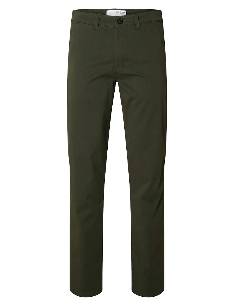 Selected - SLH196-STRAIGHT NEW MILES FLEX PANT - chinos - forest night - 1
