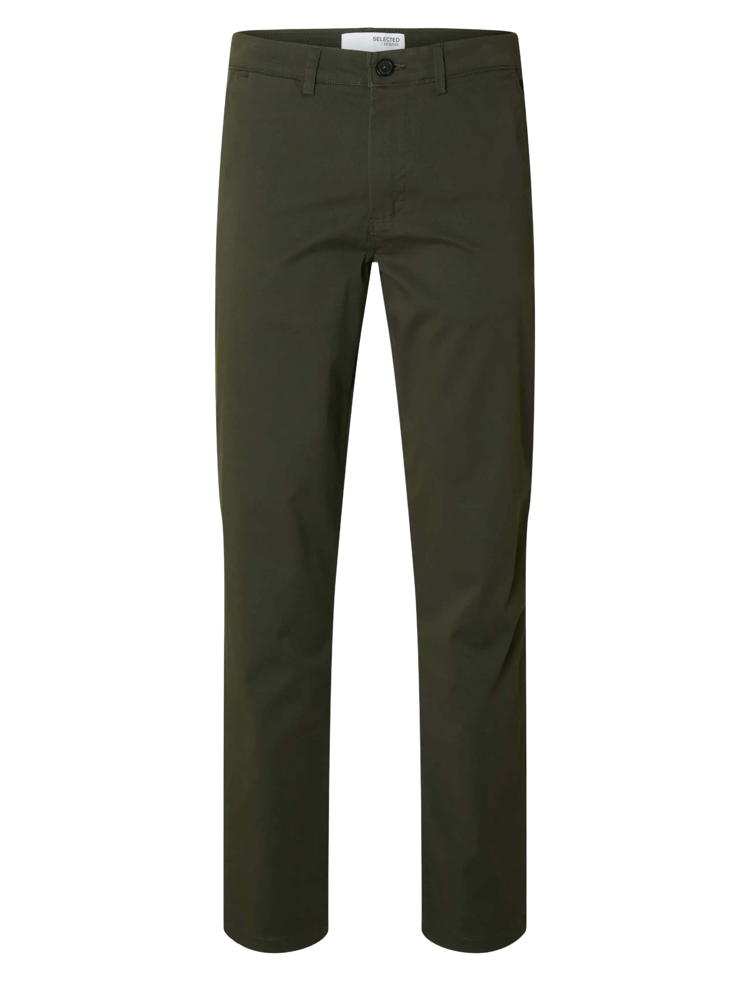 Selected SLM196-STRAIGHT NEW MILES FLEX PANT NOOS - Chinos - FOREST NIGHT / green