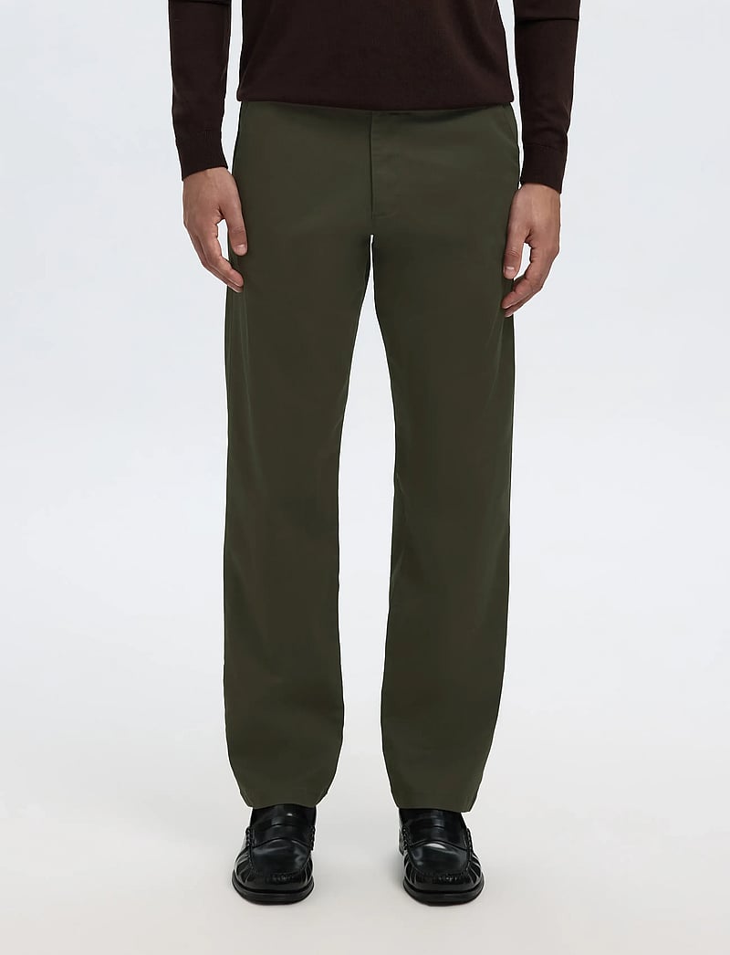 Selected - SLH196-STRAIGHT NEW MILES FLEX PANT - chinos - forest night - 0