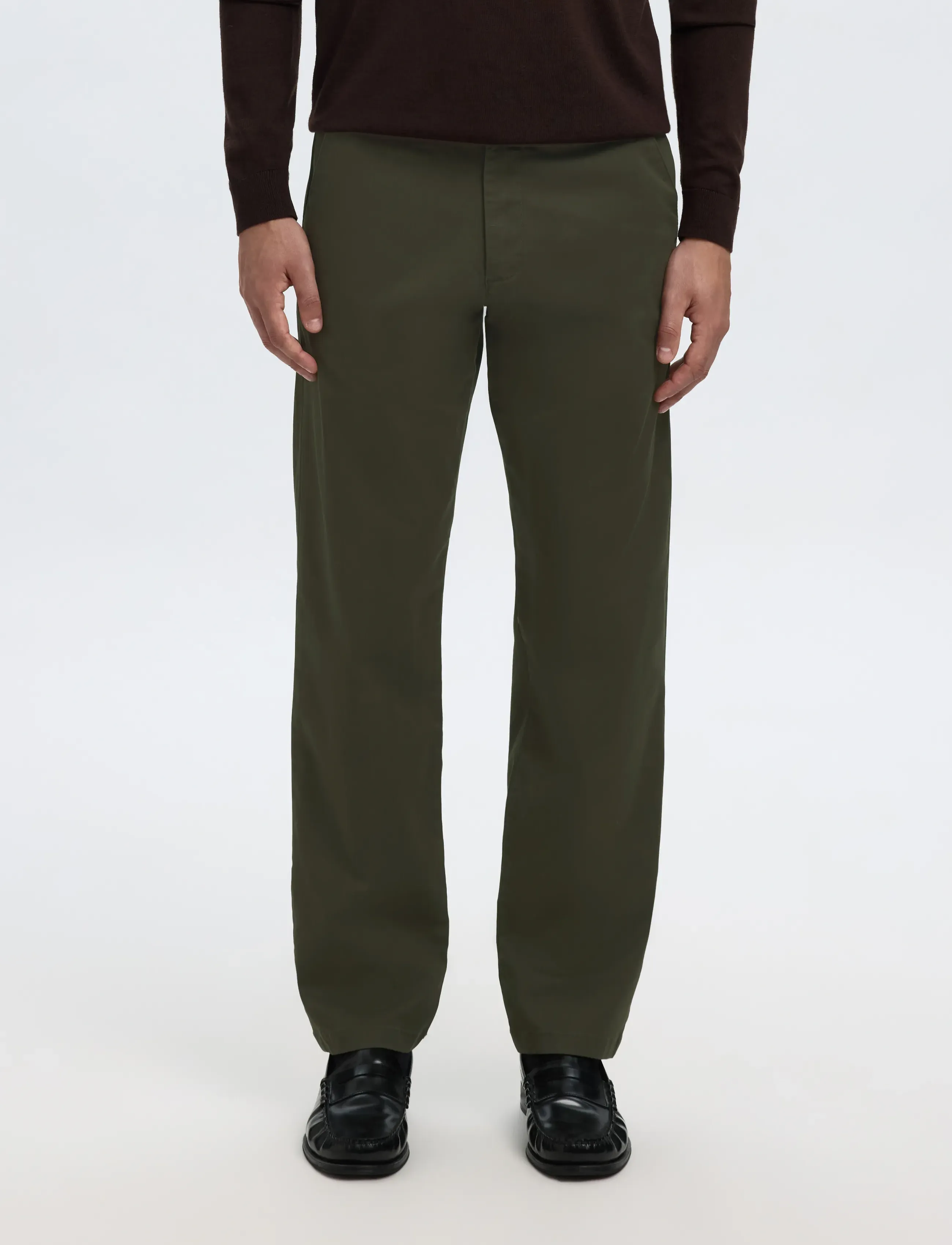 Selected SLM196-STRAIGHT NEW MILES FLEX PANT NOOS - Püksid - FOREST NIGHT / green