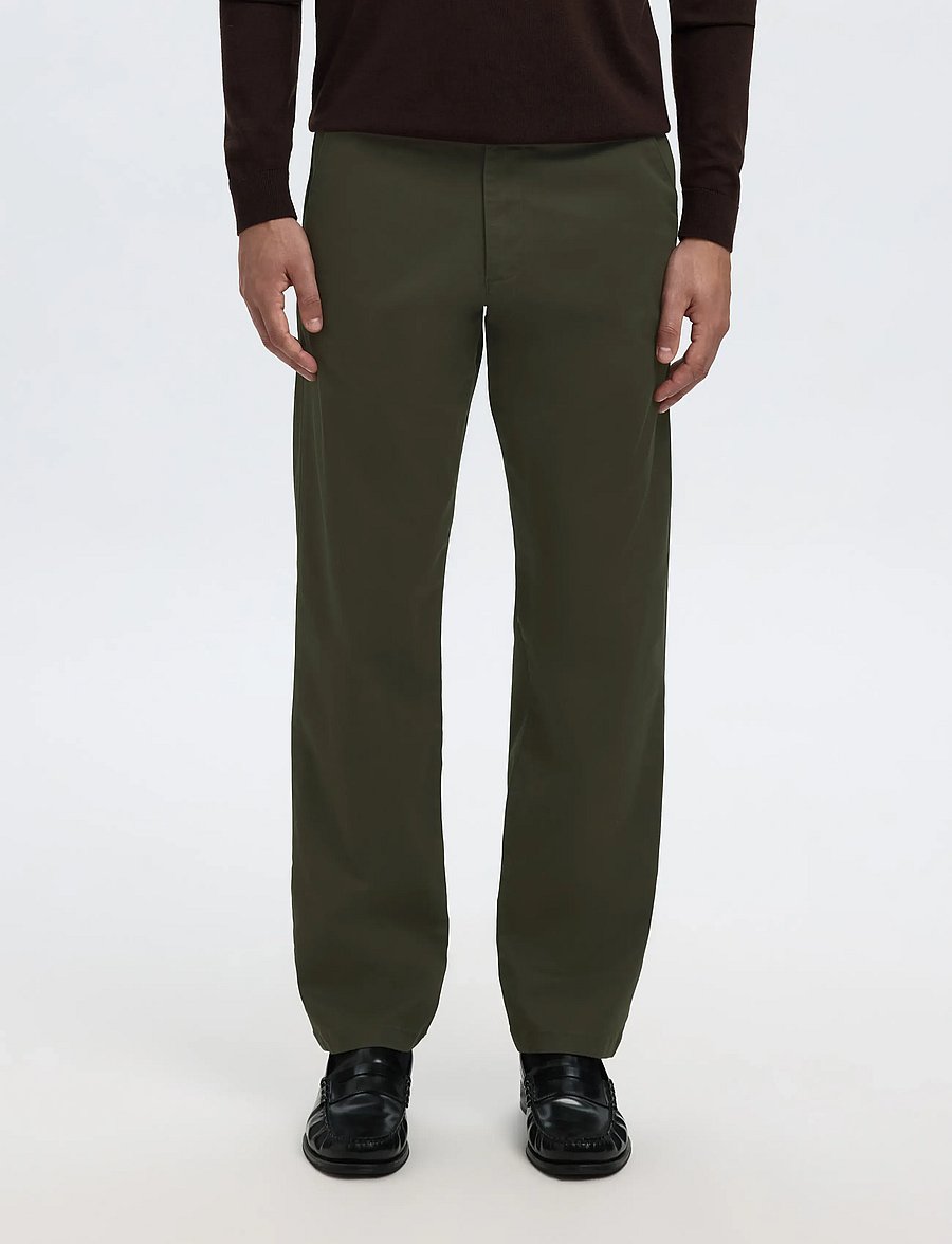 Selected - SLM196-STRAIGHT NEW MILES FLEX PANT NOOS - chinos - forest night - 0
