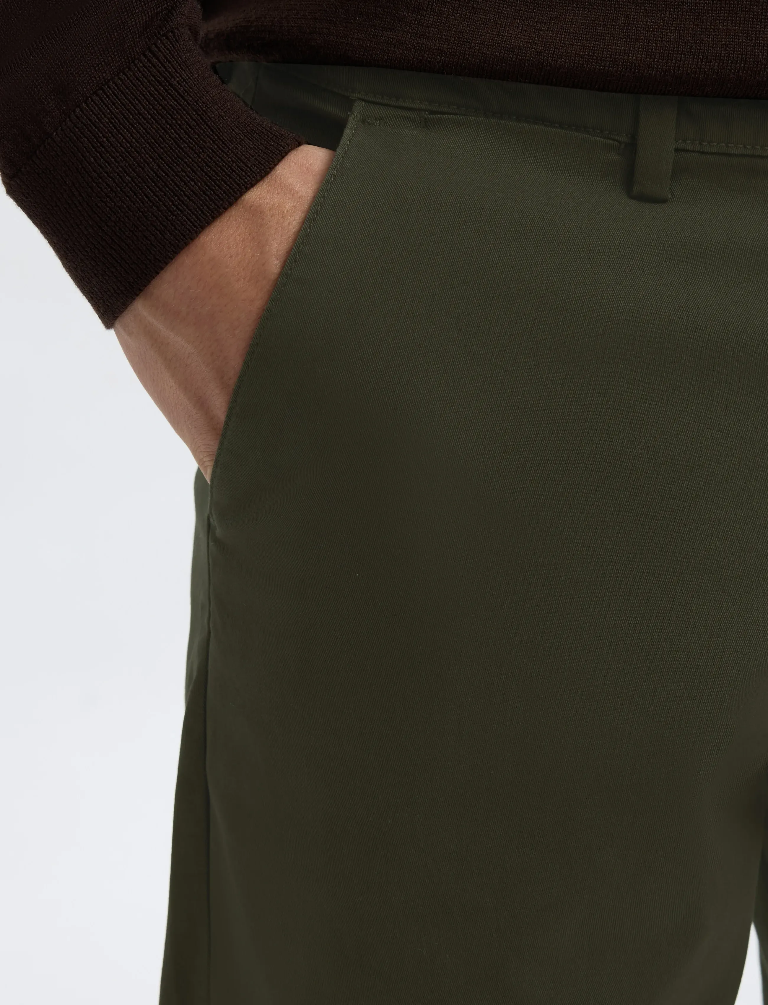 Selected - SLM196-STRAIGHT NEW MILES FLEX PANT NOOS - chinos - forest night - 3