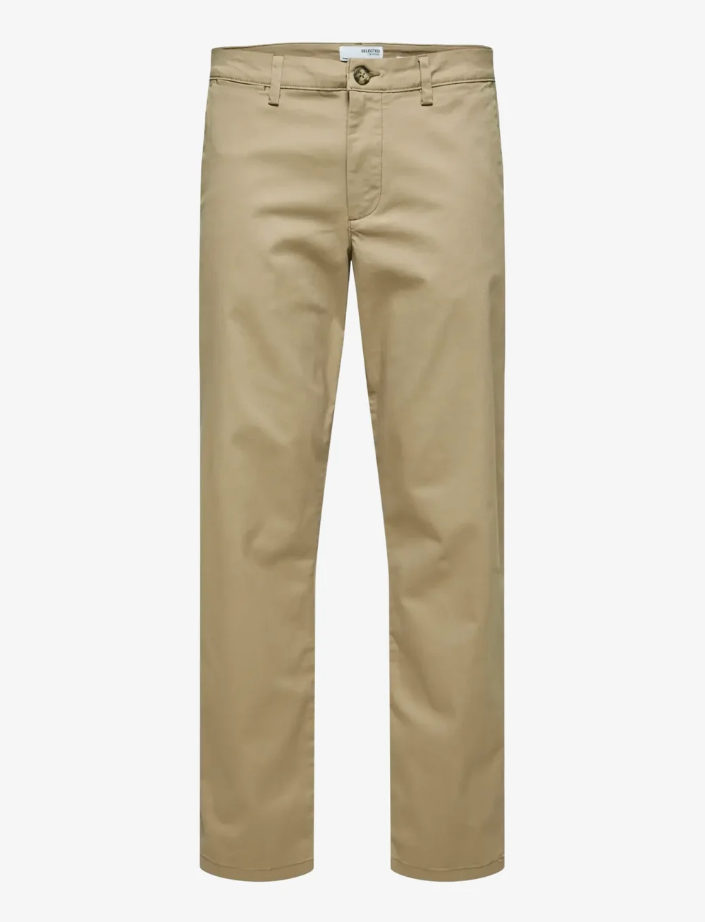 Selected - SLH196-STRAIGHT NEW MILES FLEX PANT NOOS - chinos - greige - 1