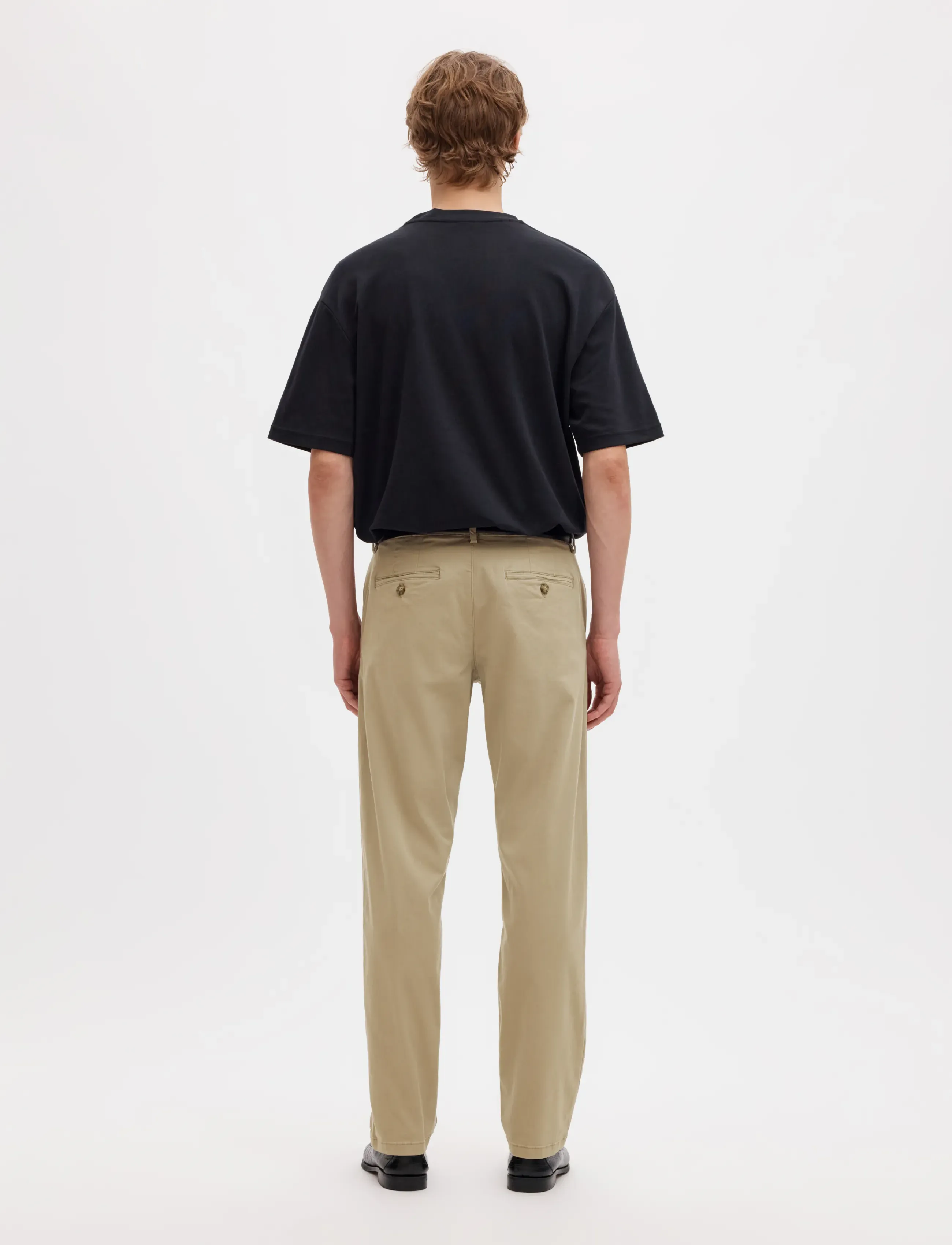 Selected - SLM196-STRAIGHT NEW MILES FLEX PANT NOOS - chino-püksid - greige - 2