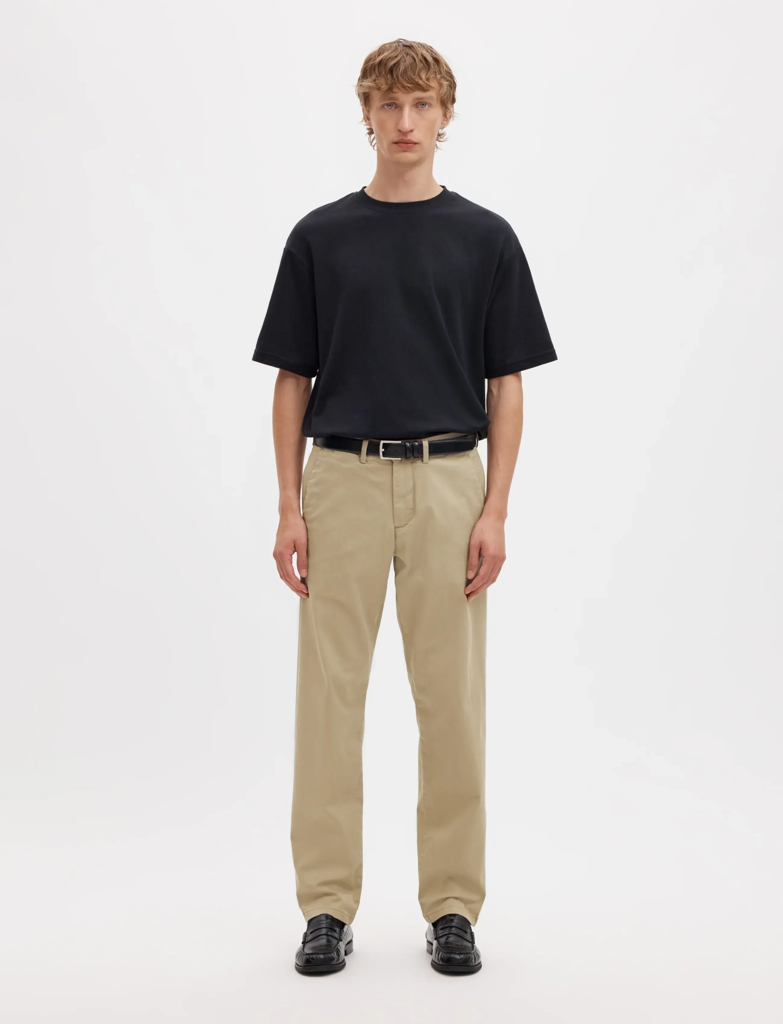 Selected - SLM196-STRAIGHT NEW MILES FLEX PANT NOOS - chino-püksid - greige - 3