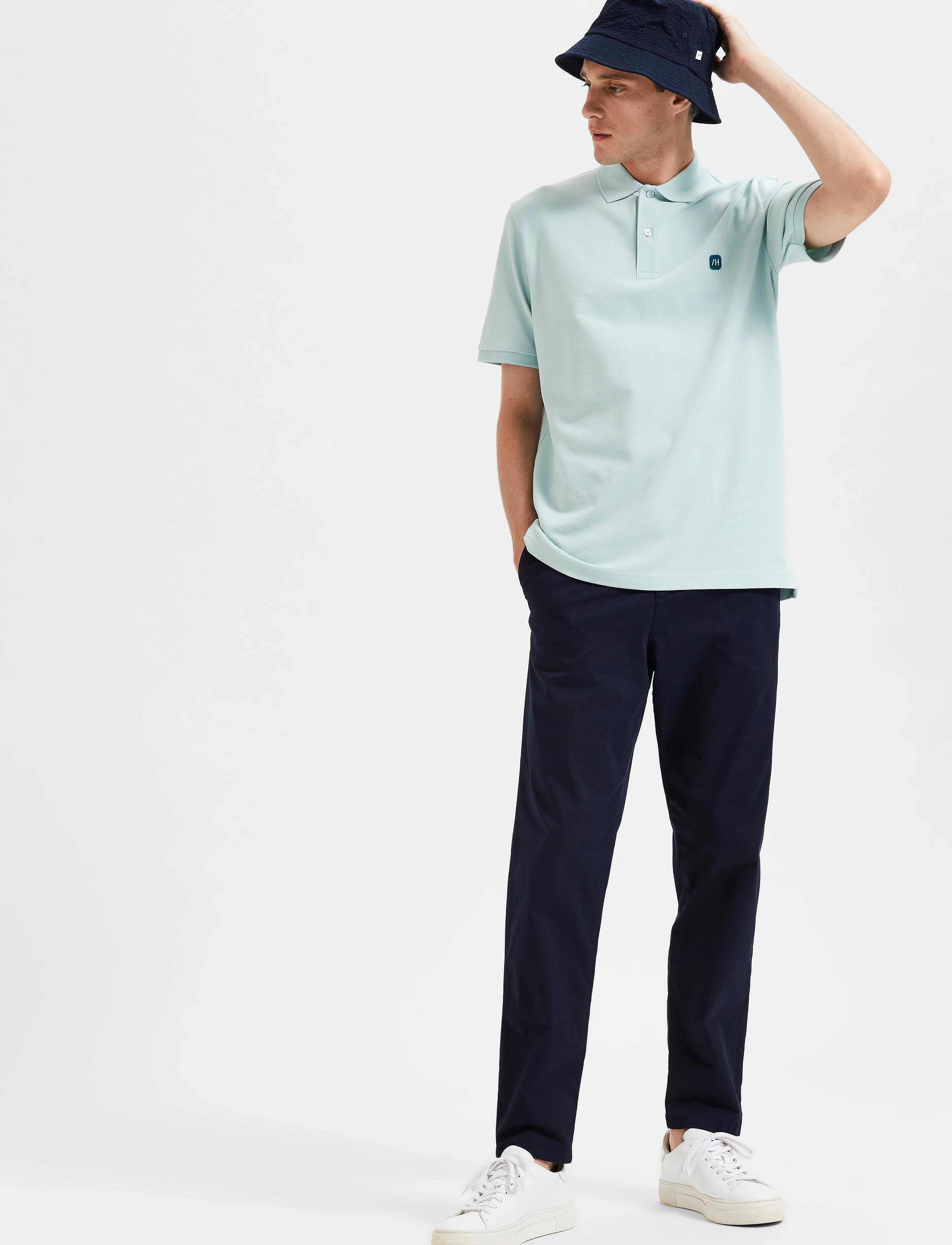 Selected - SLH172-SLIMTAPE-NEW MILES FLEX PANT N - dark sapphire - 5