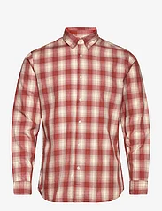 Selected Homme - SLHSLIMTHEO SHIRT LS - checkered shirts - baked clay - 0