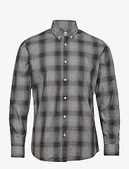 Selected Homme - SLHSLIMTHEO SHIRT LS - rutiga skjortor - grey - 0