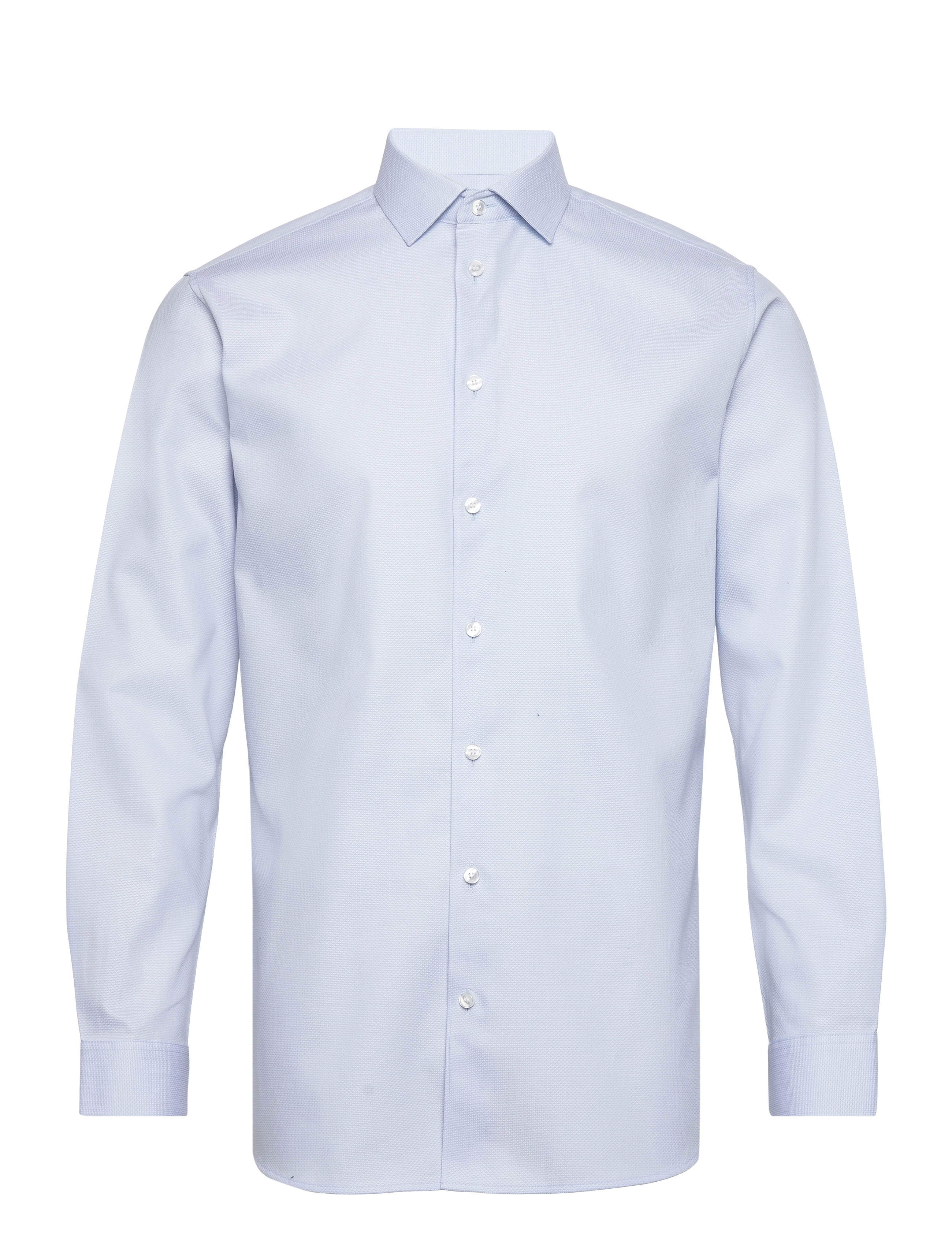 SELECTED Slhslimnathan-Solid Shirt Ls B Blau - S - Herren