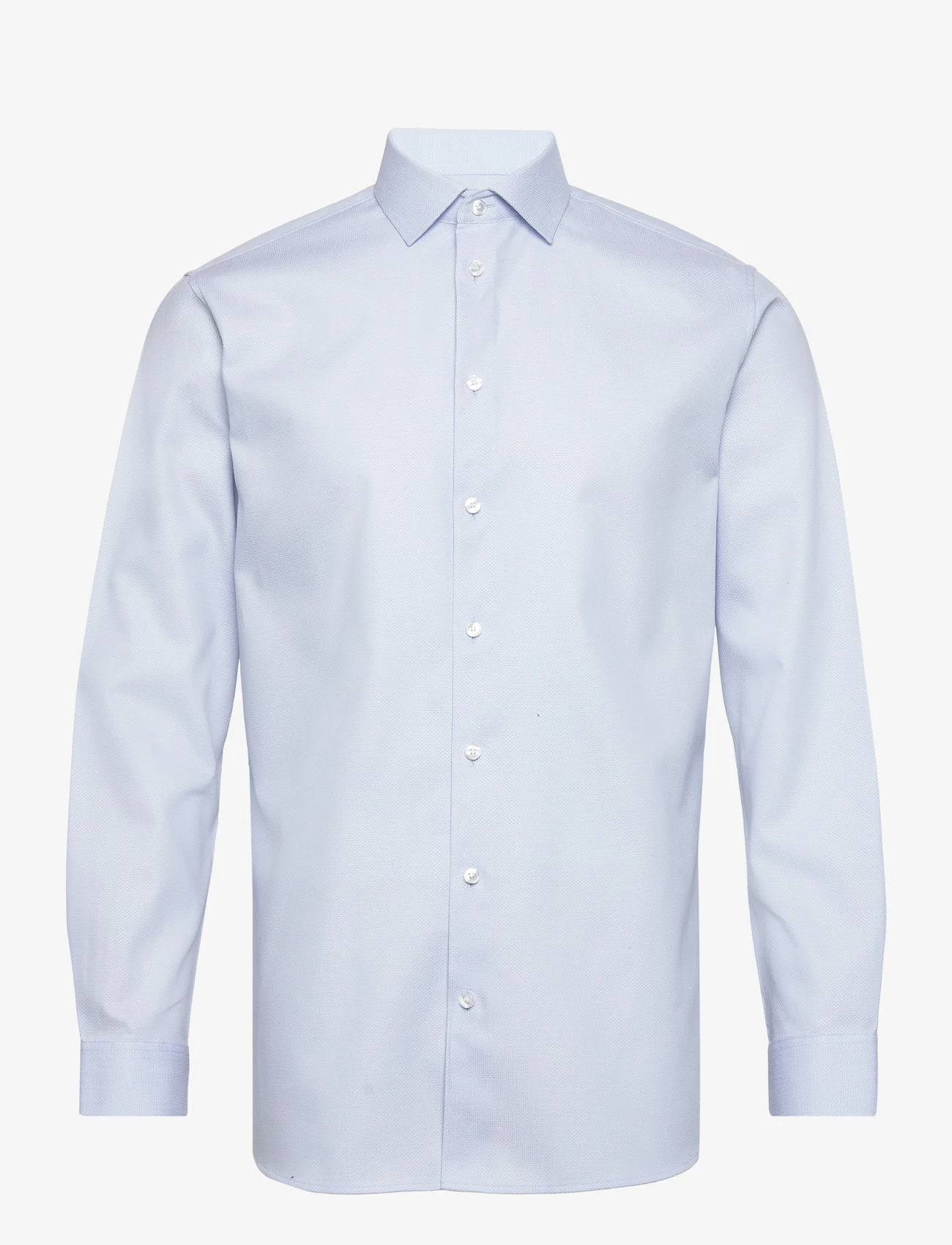 Selected Homme - SLHSLIMNATHAN-SOLID SHIRT LS B - podstawowe koszulki - light blue - 0