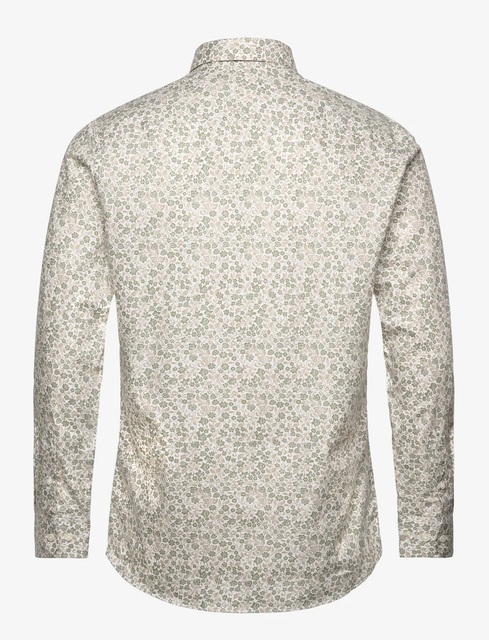 Selected - SLHSLIM-ETHAN SHIRT LS AOP NOOS - mønstrede skjorter - bright white - 2