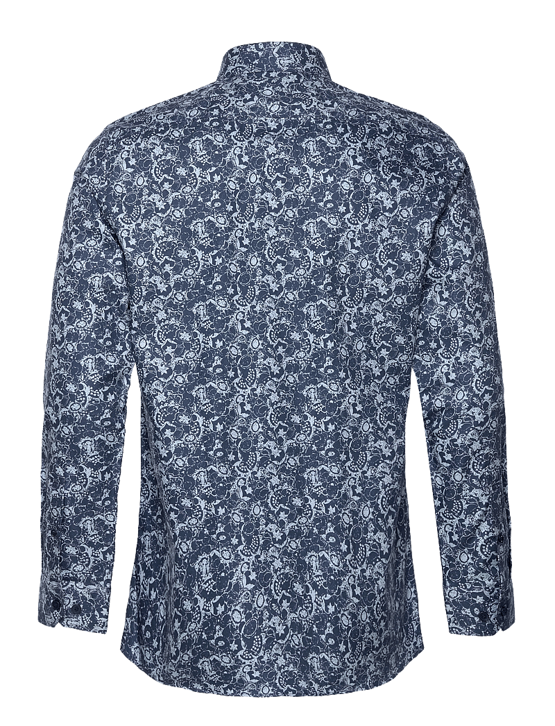 Selected - SLHSLIM-ETHAN SHIRT LS AOP NOOS - mønstrede skjorter - moonlit ocean - 2