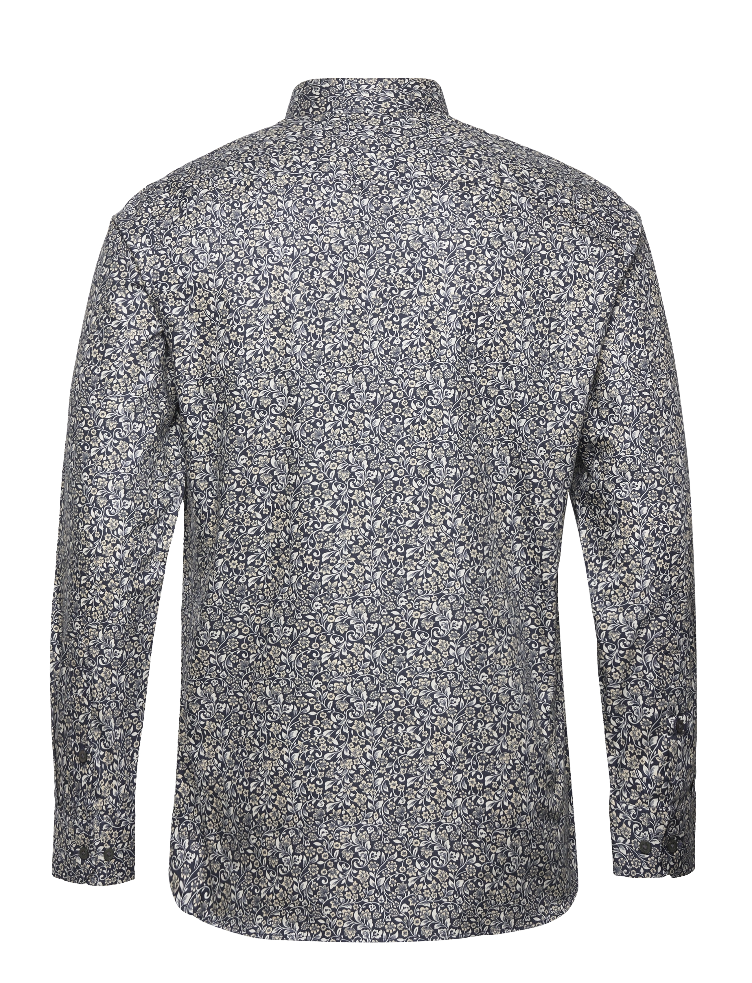 Selected - SLHSLIM-ETHAN SHIRT LS AOP NOOS - navy blazer - 2