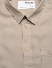 Selected Homme - SLHREGPASTEL-LINEN SHIRT LS W - linasest riidest särgid - pure cashmere - 2