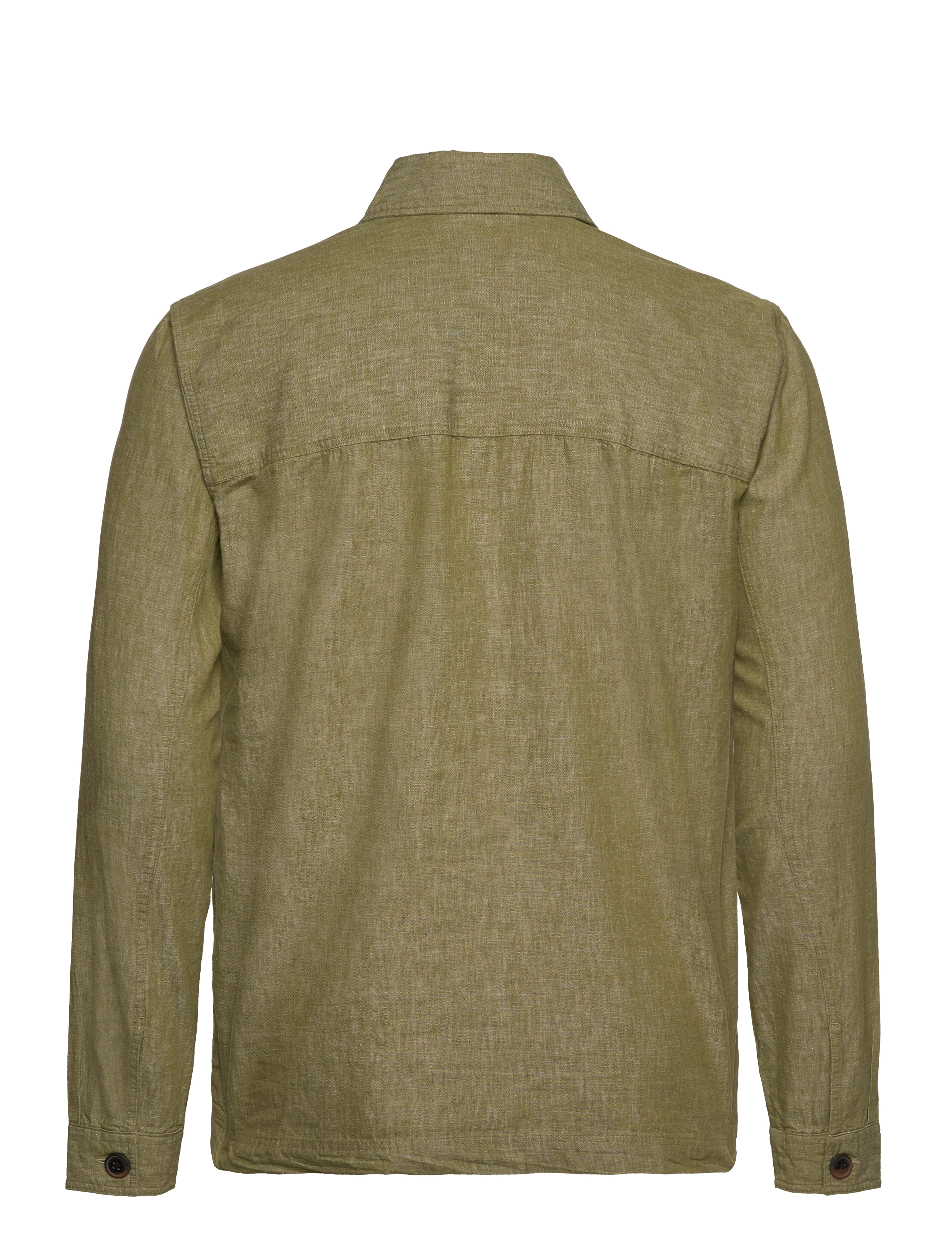 Selected Homme - SLHLOOSEBLAS-LINEN OVERSHIRT LS W - olive branch - 1