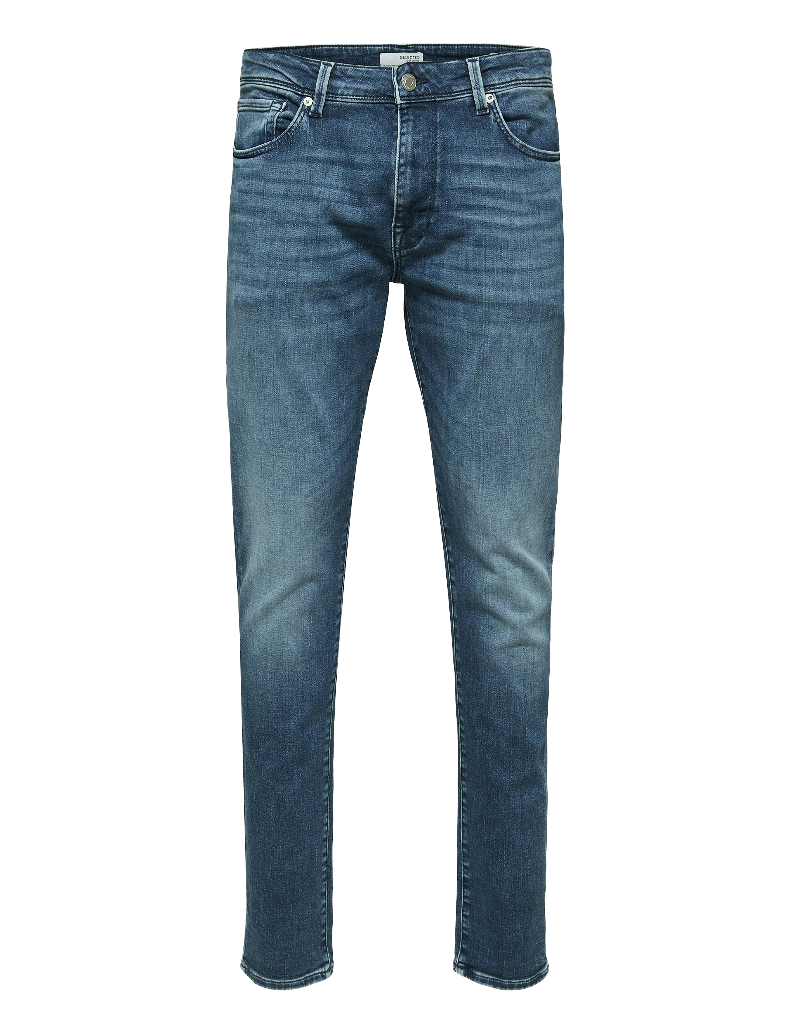 Selected - SLH175-SLIMLEON 31601 M.BLUE SOFT W - medium blue denim - 1