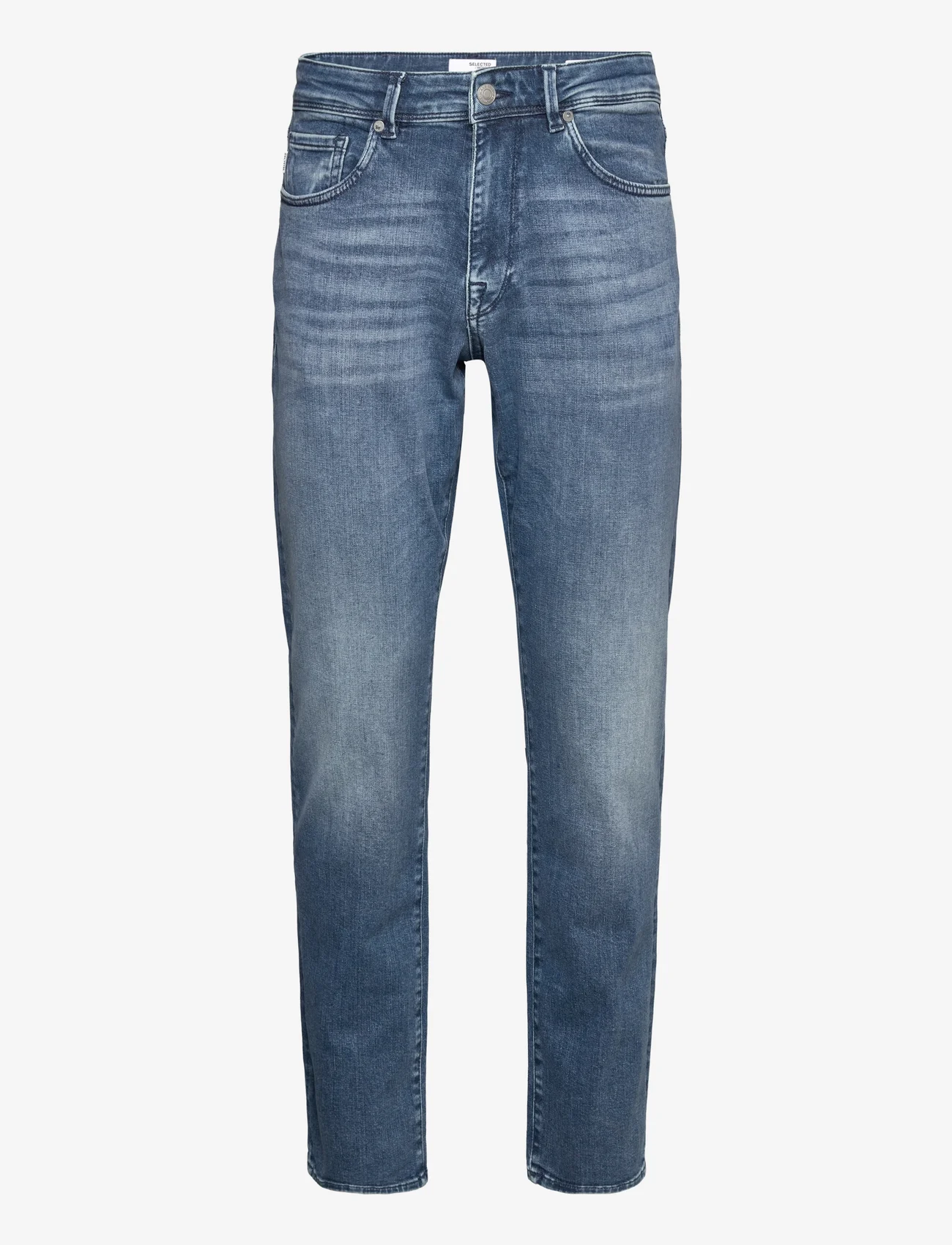 Selected Homme - SLH196-STRAIGHTSCOTT 31601 M.BLUE NOOS - regular jeans - medium blue denim - 0