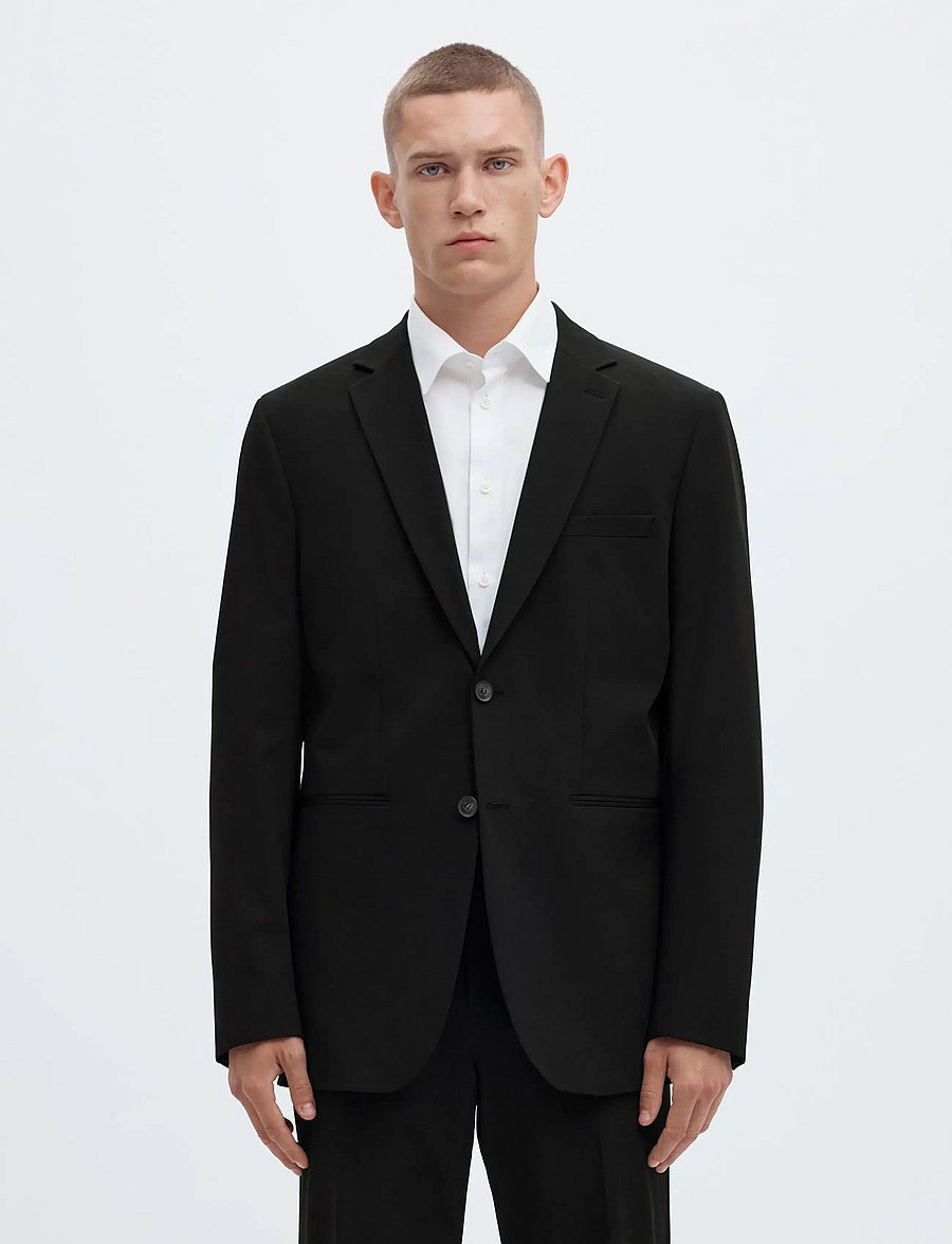 Selected - SLMSLIM-LIAM BLZ FLEX NOOS - Üherealised pintsakud - black - 0