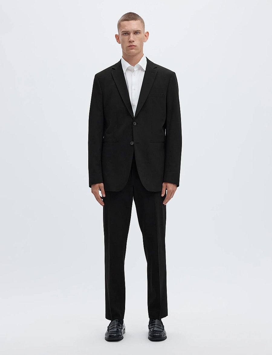 Selected - SLMSLIM-LIAM BLZ FLEX NOOS - Üherealised pintsakud - black - 4