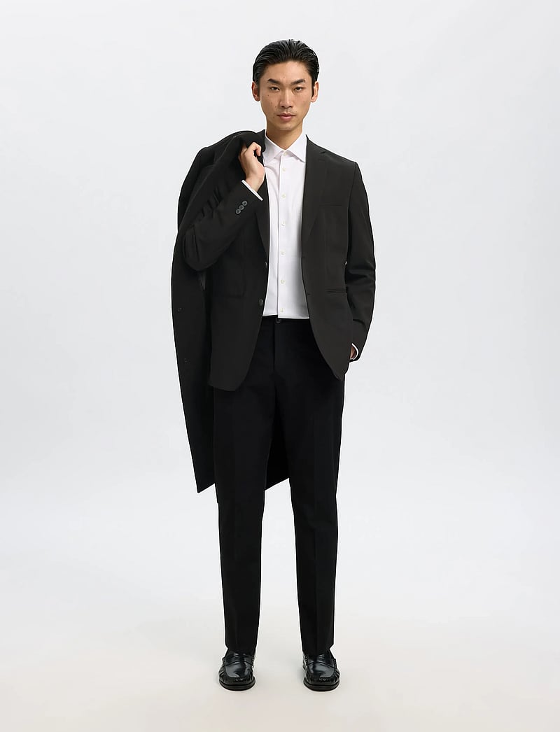 Selected - SLHSLIM-LIAM BLZ FLEX NOOS - einreiher - black - 5