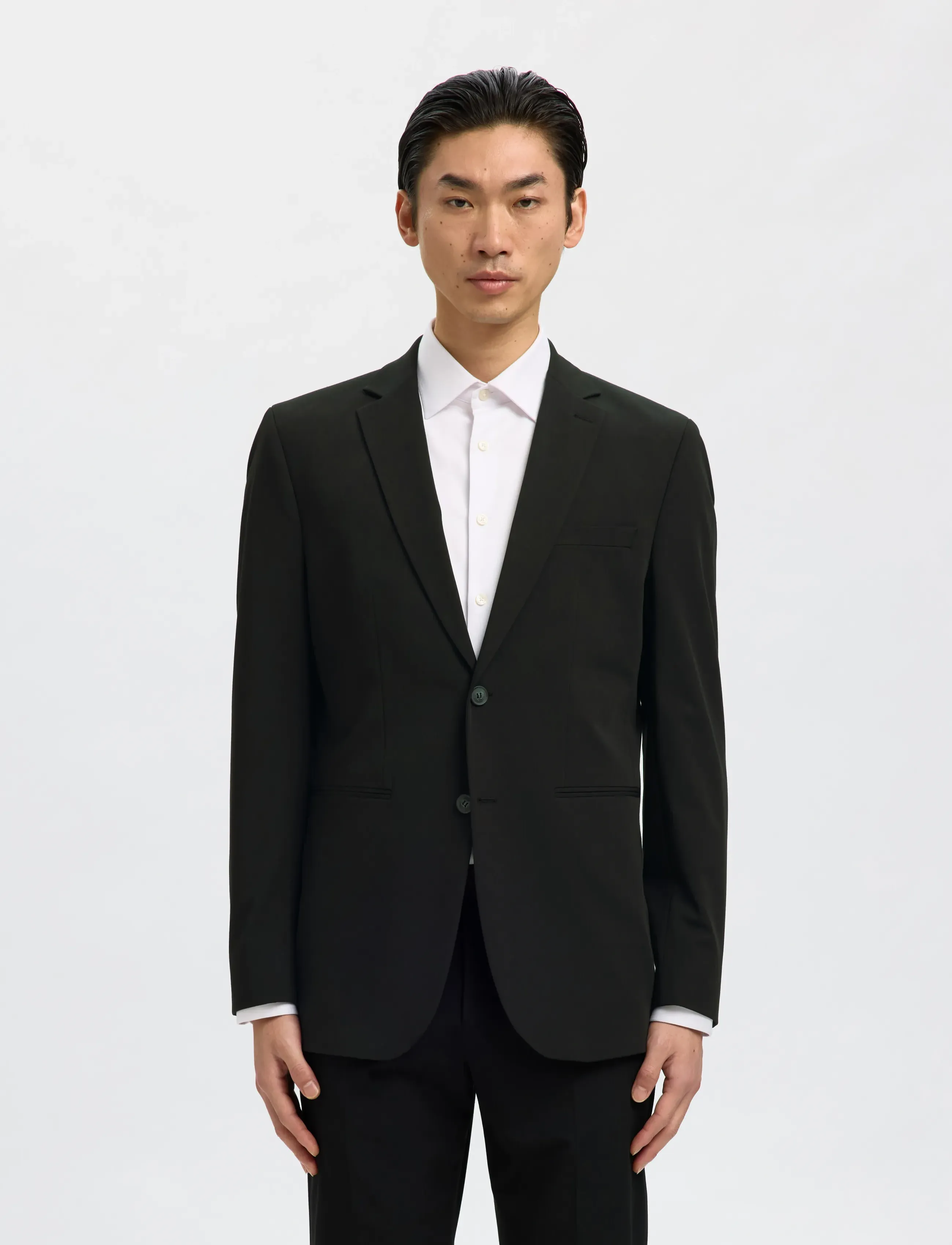 Selected SLMSLIM-LIAM BLZ FLEX NOOS - Anzüge & Sakkos - BLACK / black