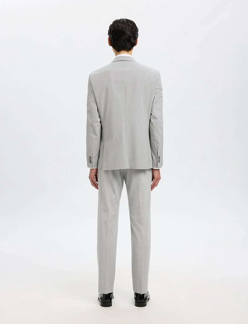 Selected - SLMSLIM-LIAM BLZ FLEX NOOS - enkeltradede blazere - light grey melange - 2